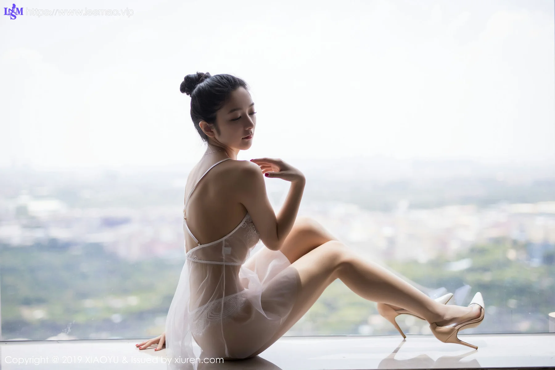 XIAOYU  语画界 Vol.034 Angela喜欢猫 旗袍与黑丝 - 27