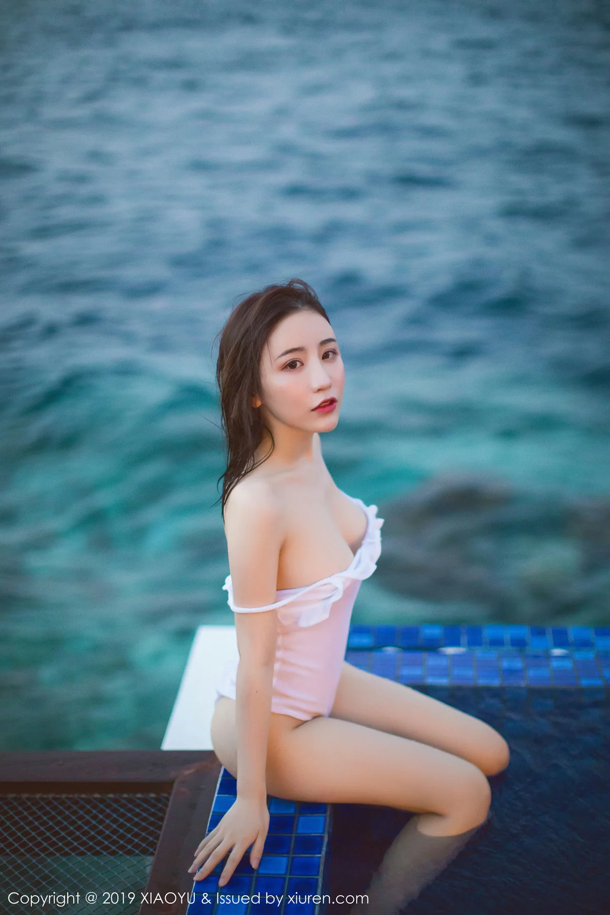 XIAOYU  语画界 Vol.071 绯月樱cherry 马尔泳池性感旅拍 - 48
