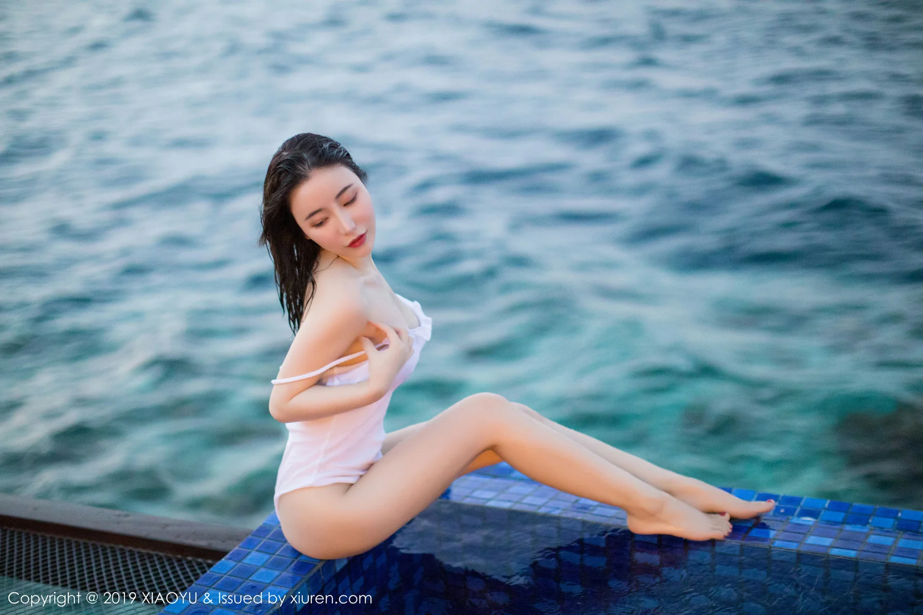 XIAOYU  语画界 Vol.071 绯月樱cherry 马尔泳池性感旅拍 - 53
