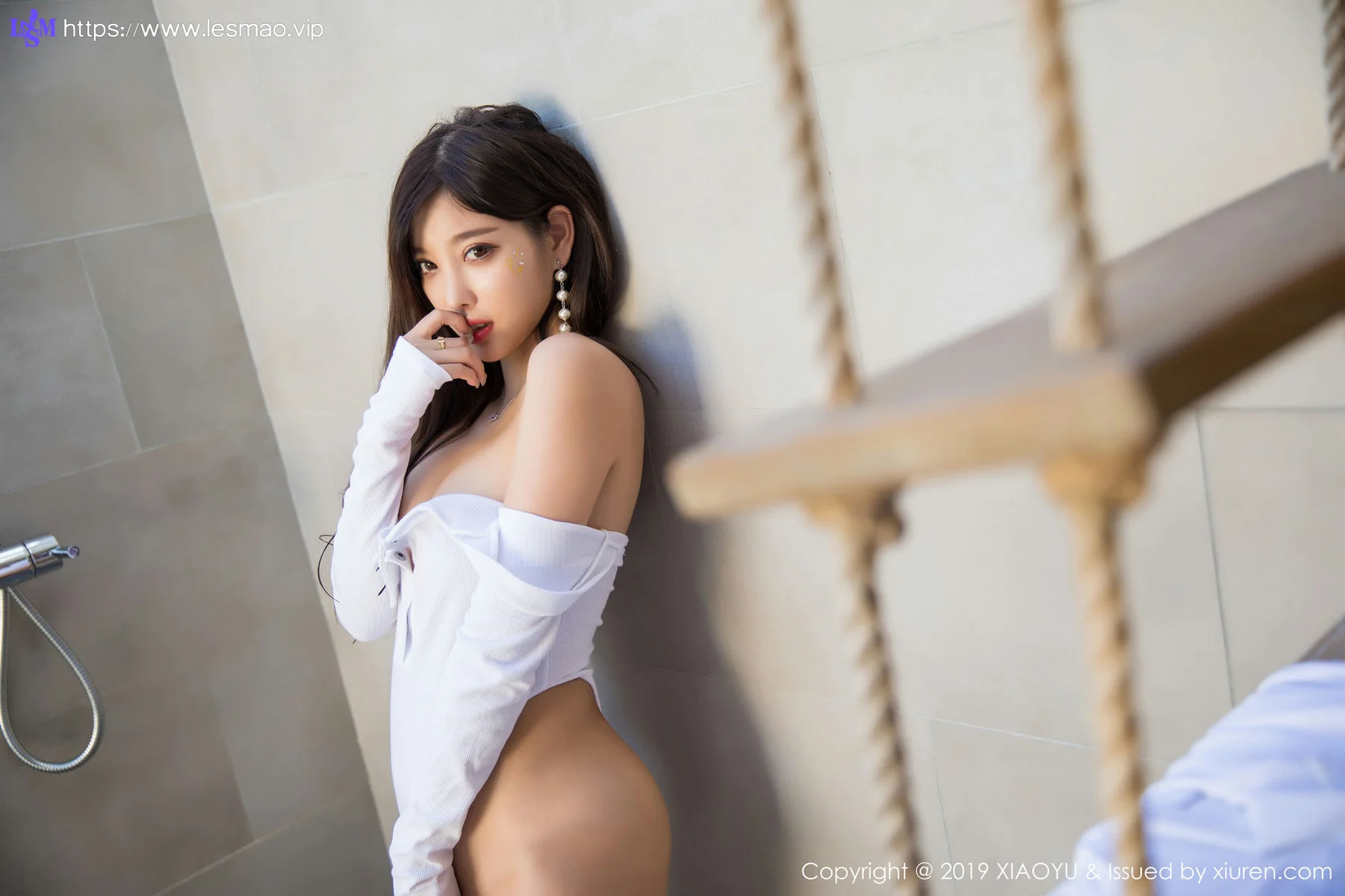 XIAOYU  语画界 Vol.081 杨晨晨sugar 浴室连体衣 - 41