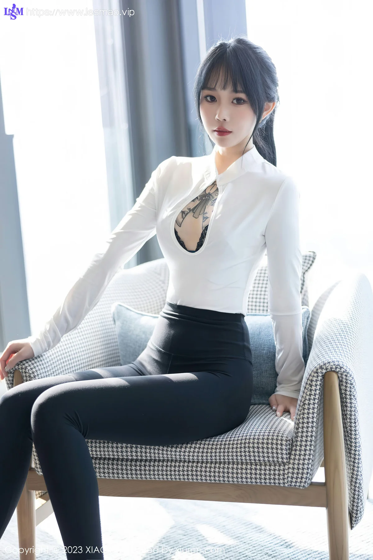 XIAOYU  语画界 Vol.1006  奶瓶. 蓝色蕾丝内衣性感写真2 - 28