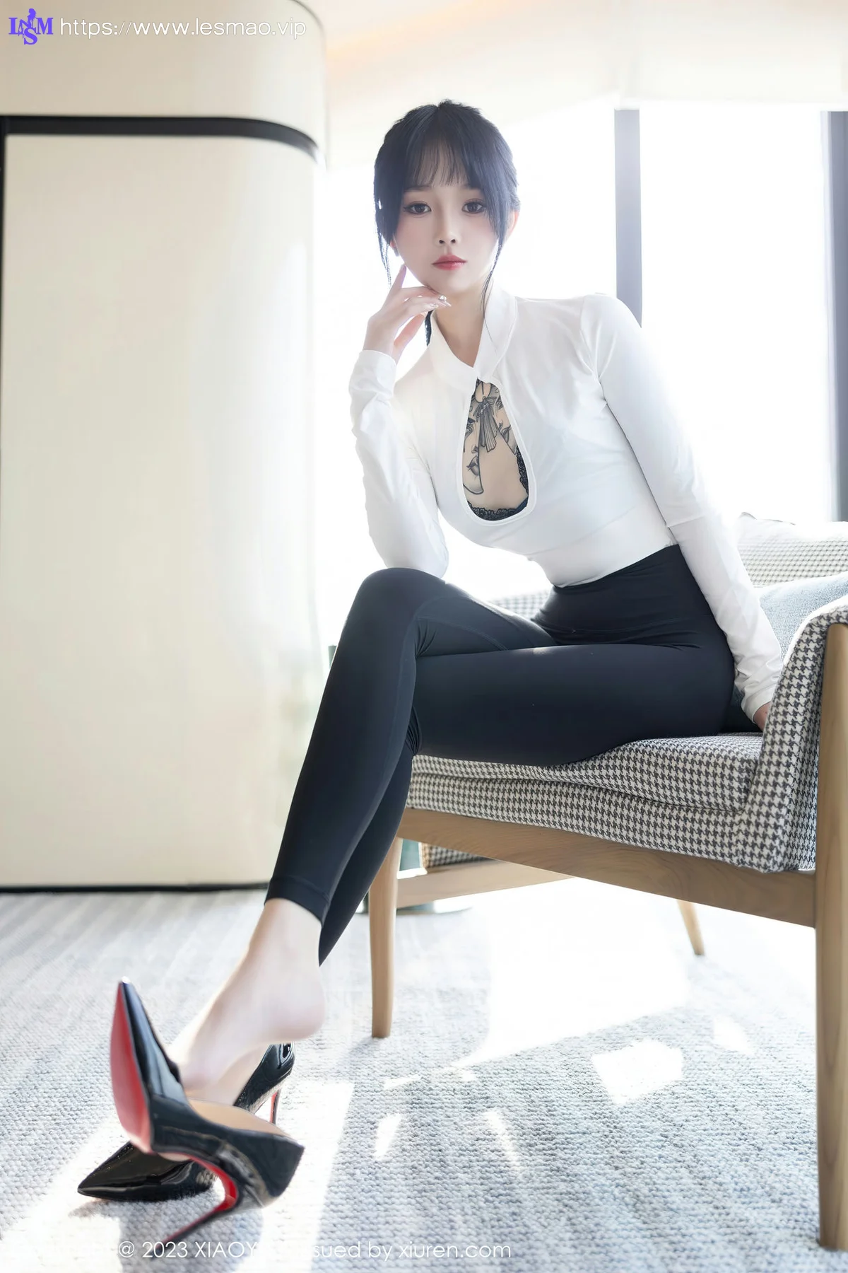 XIAOYU  语画界 Vol.1006  奶瓶. 蓝色蕾丝内衣性感写真2 - 31