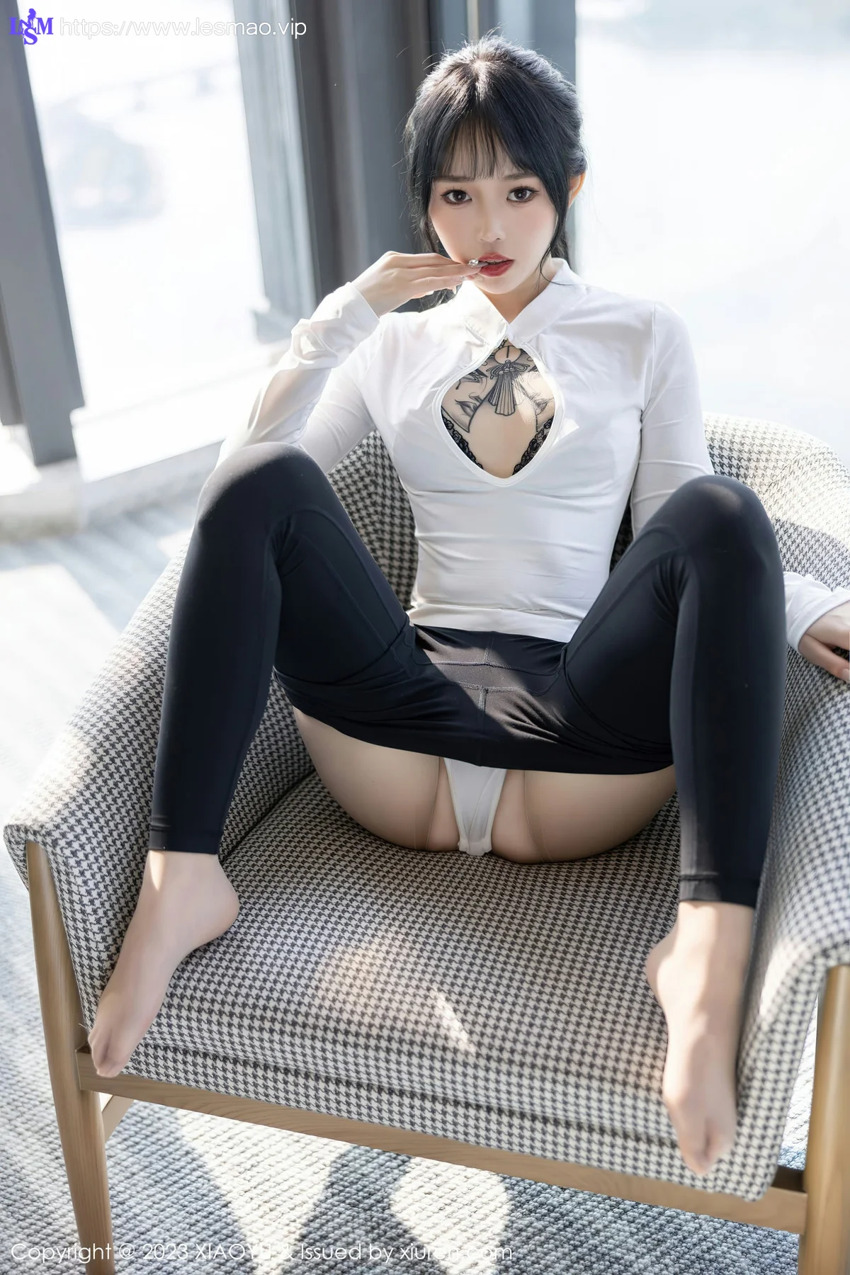 XIAOYU  语画界 Vol.1006  奶瓶. 蓝色蕾丝内衣性感写真2 - 46