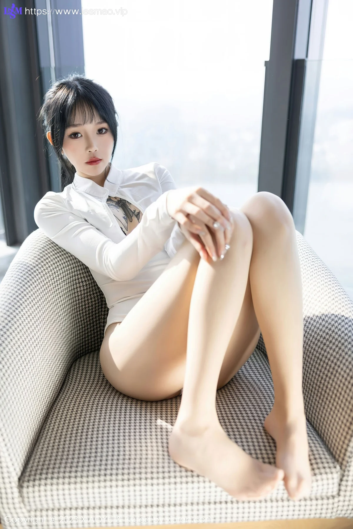 XIAOYU  语画界 Vol.1006  奶瓶. 蓝色蕾丝内衣性感写真2 - 54