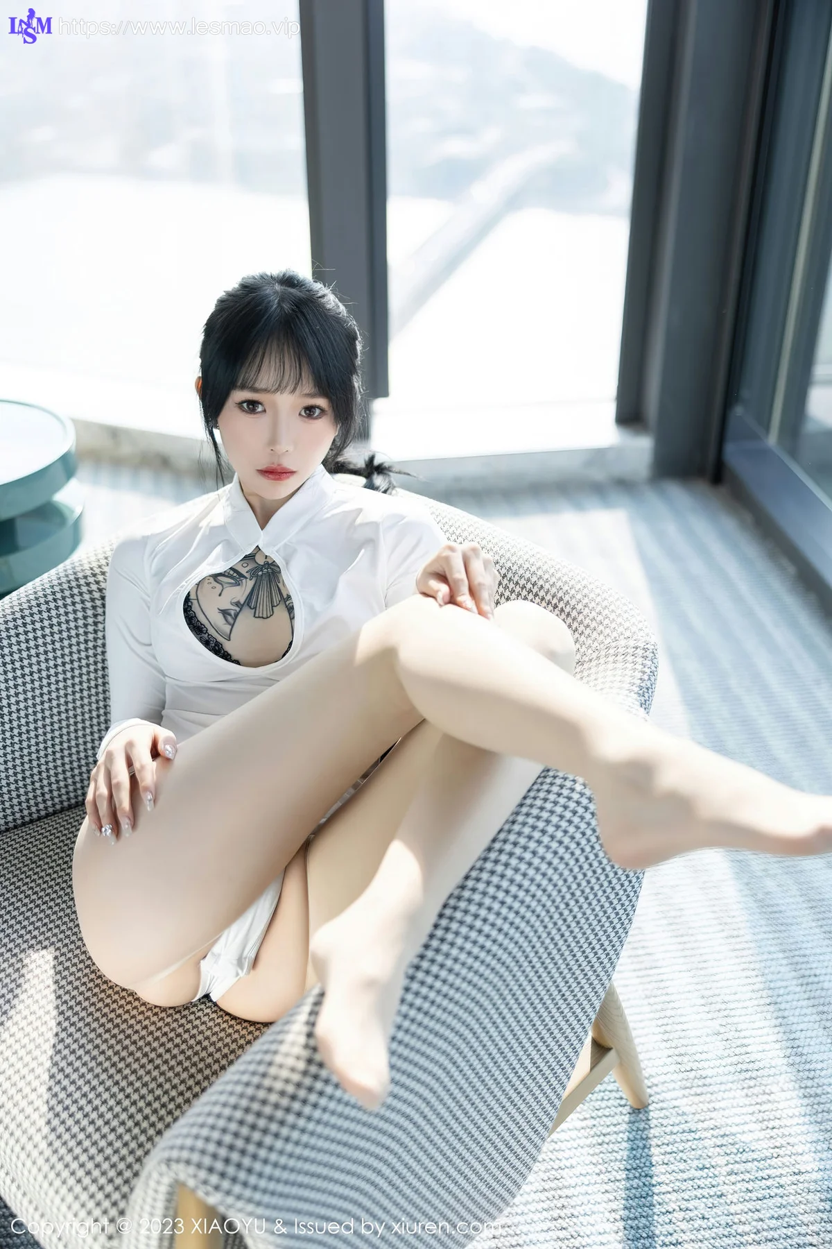 XIAOYU  语画界 Vol.1006  奶瓶. 蓝色蕾丝内衣性感写真2 - 62