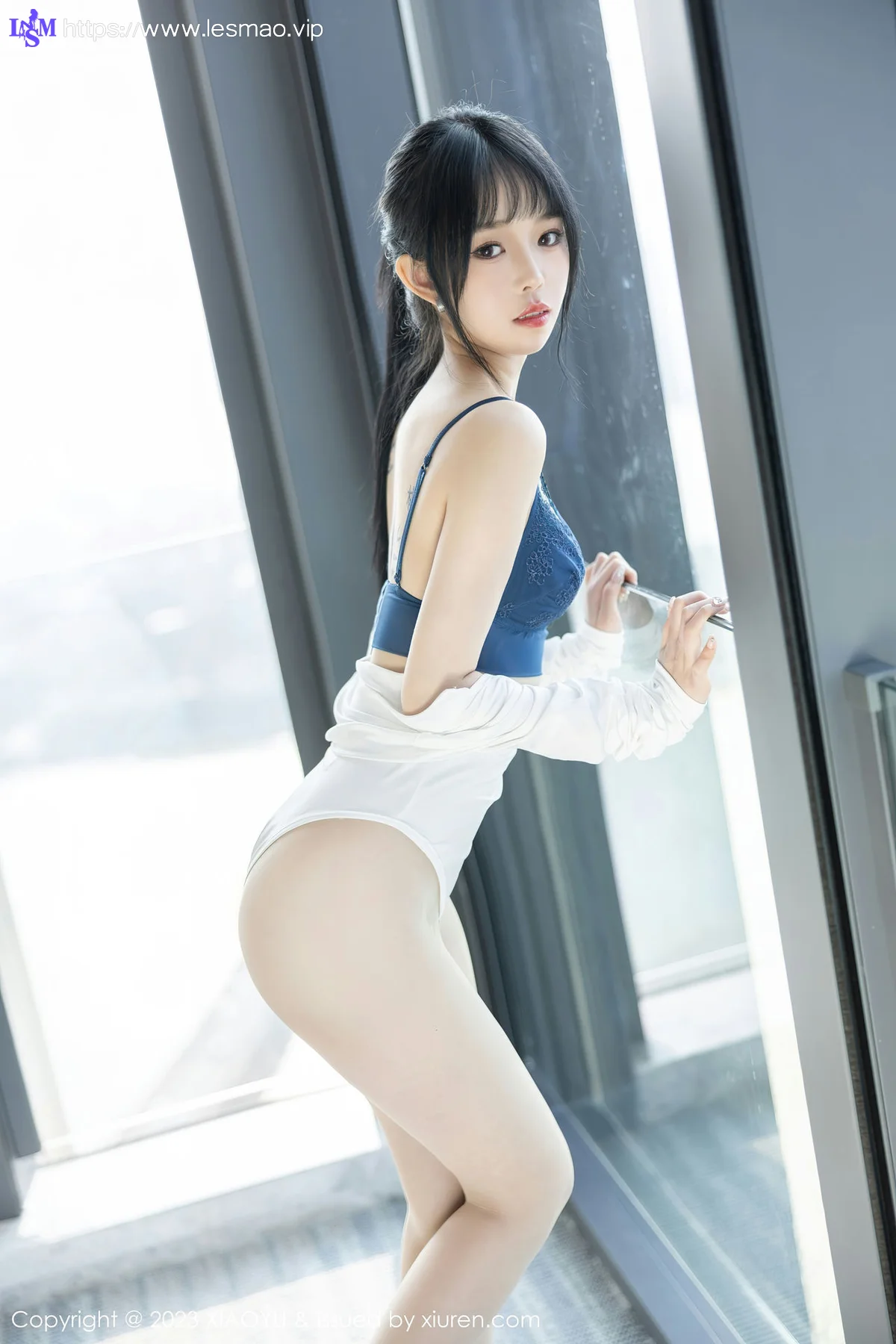 XIAOYU  语画界 Vol.1006  奶瓶. 蓝色蕾丝内衣性感写真2 - 70