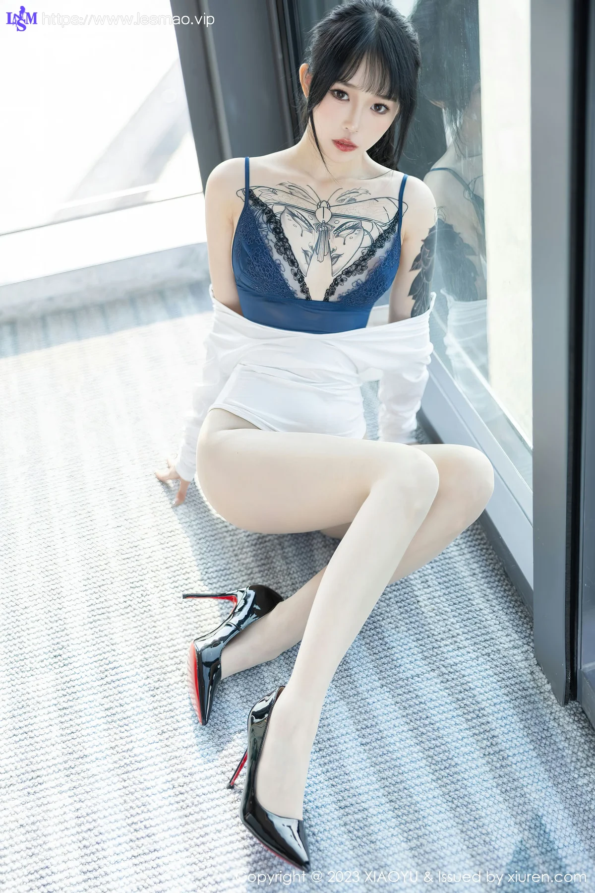 XIAOYU  语画界 Vol.1006  奶瓶. 蓝色蕾丝内衣性感写真2 - 71