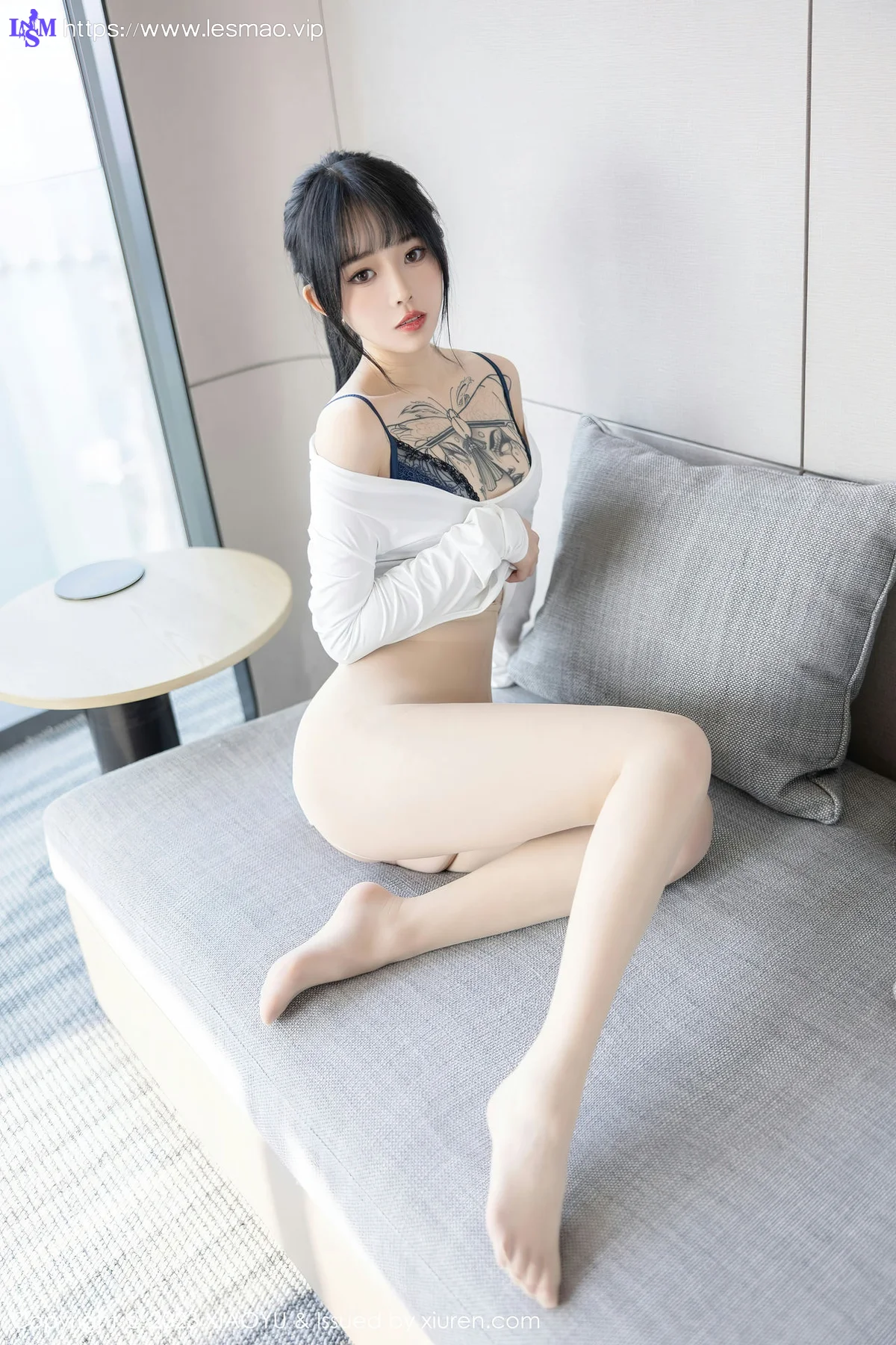 XIAOYU  语画界 Vol.1006  奶瓶. 蓝色蕾丝内衣性感写真2 - 86