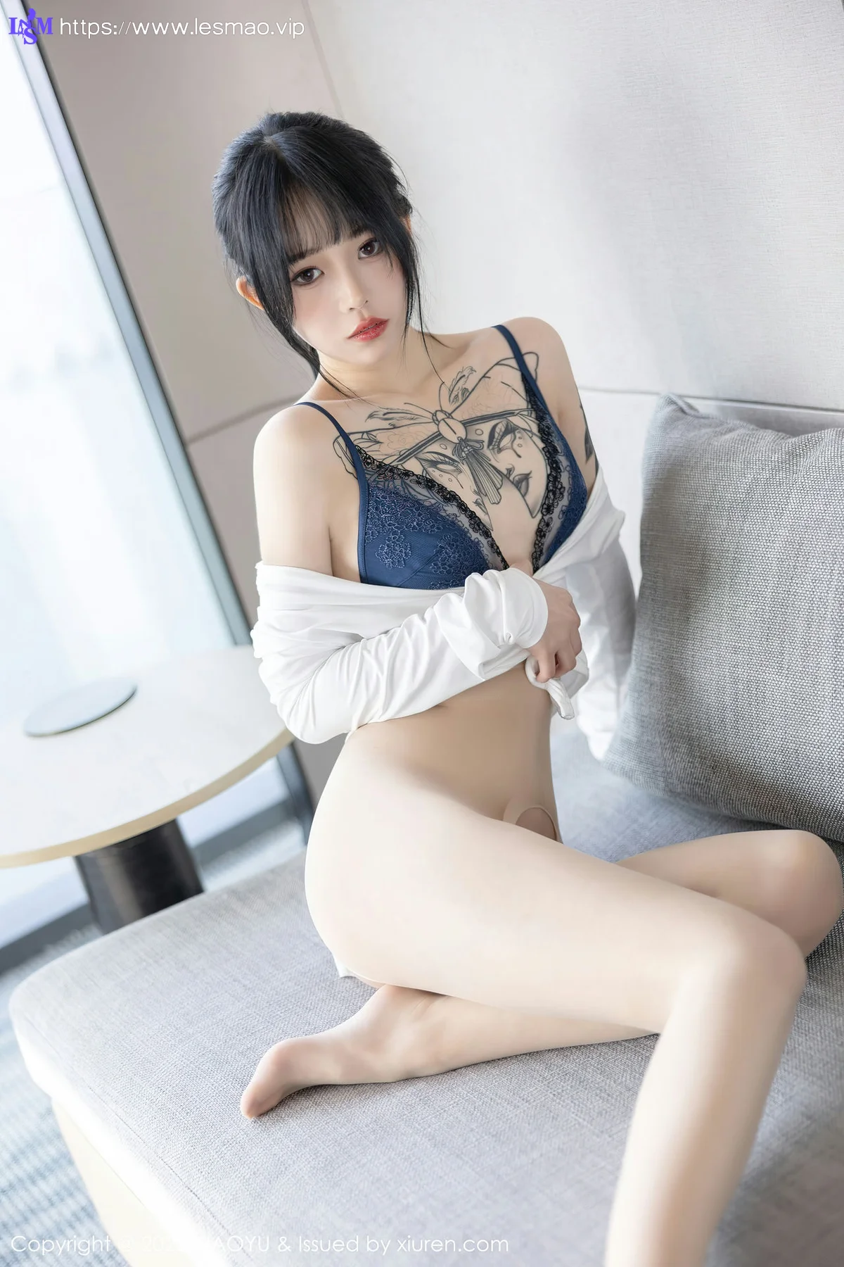 XIAOYU  语画界 Vol.1006  奶瓶. 蓝色蕾丝内衣性感写真2 - 87