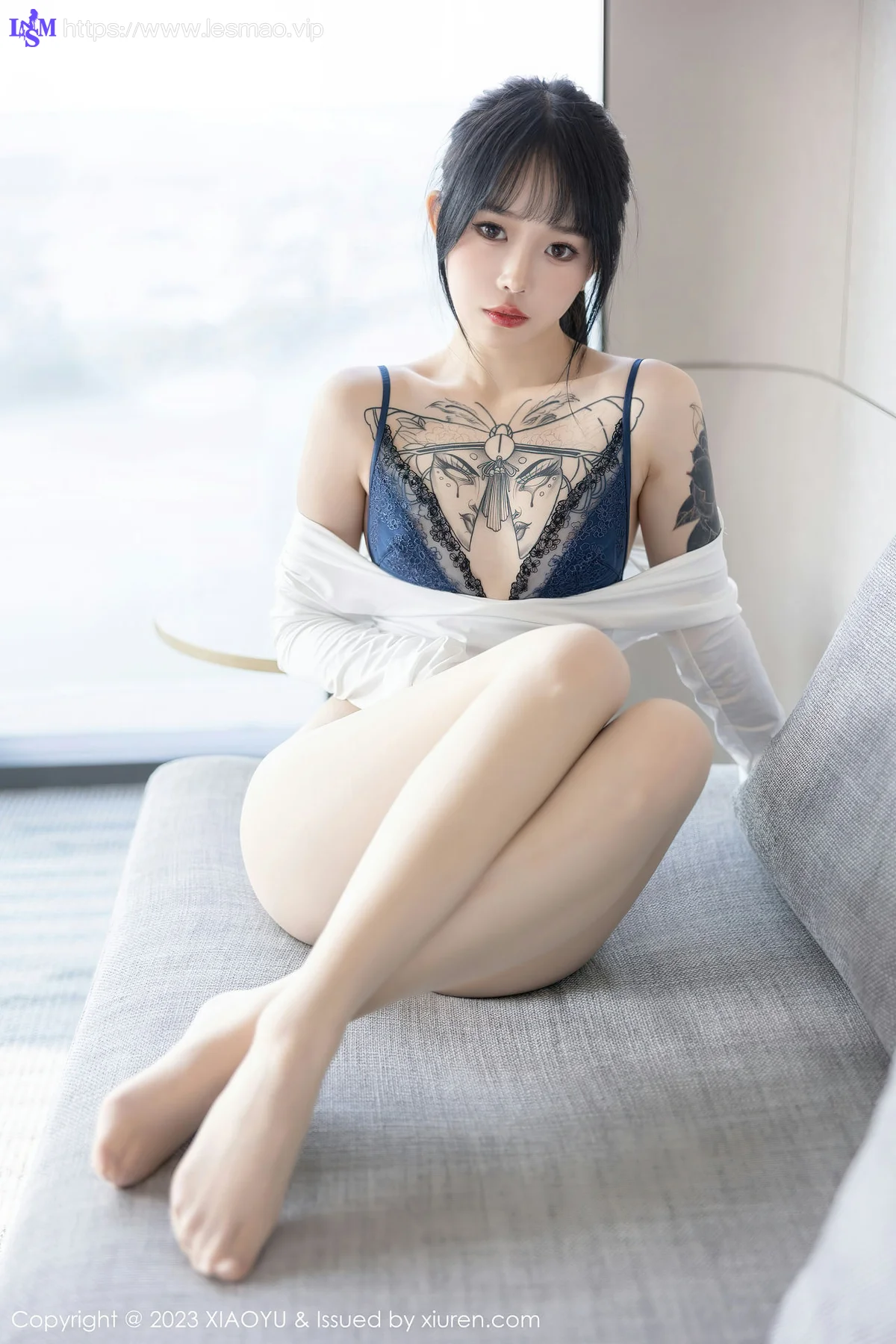 XIAOYU  语画界 Vol.1006  奶瓶. 蓝色蕾丝内衣性感写真2 - 88