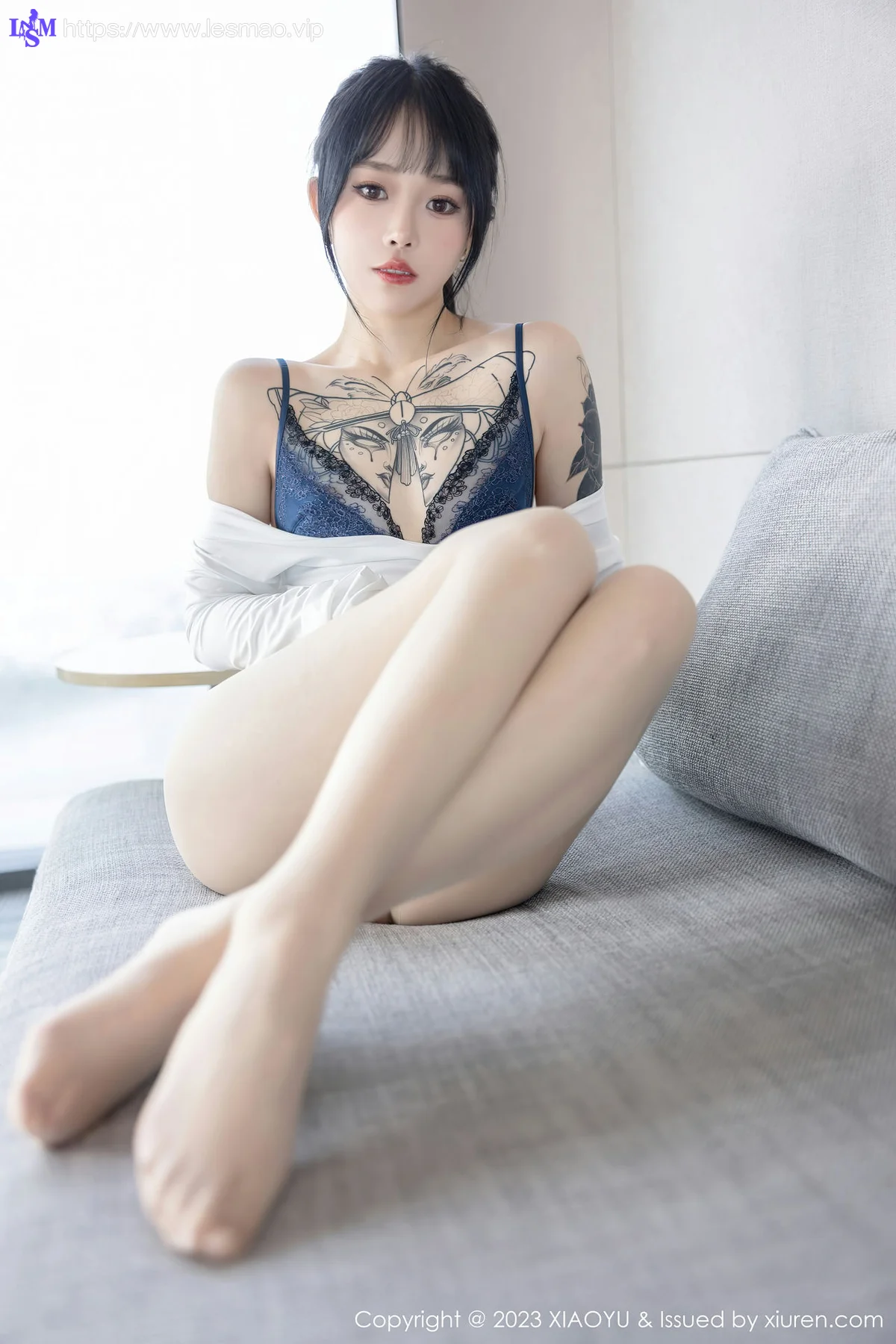 XIAOYU  语画界 Vol.1006  奶瓶. 蓝色蕾丝内衣性感写真2 - 89