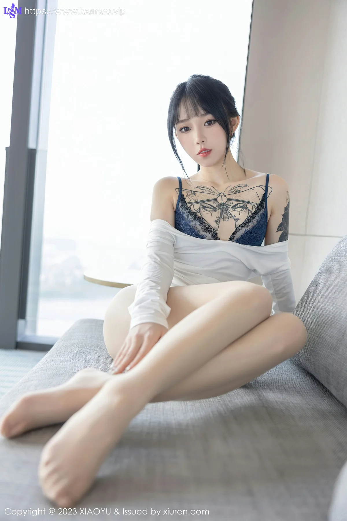 XIAOYU  语画界 Vol.1006  奶瓶. 蓝色蕾丝内衣性感写真2 - 90