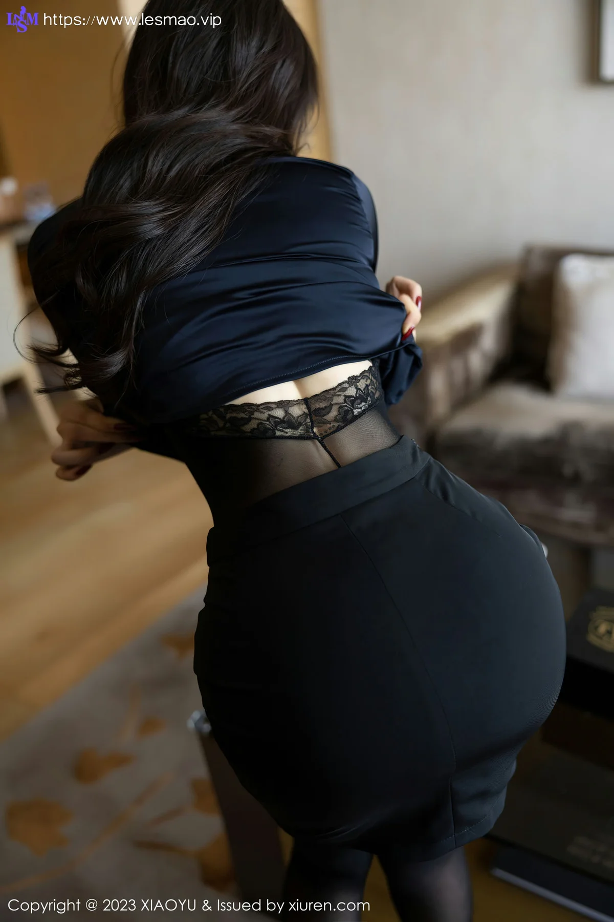 XIAOYU  语画界 Vol.1007  徐莉芝Booty 黑色轻透连体衣写真1 - 15
