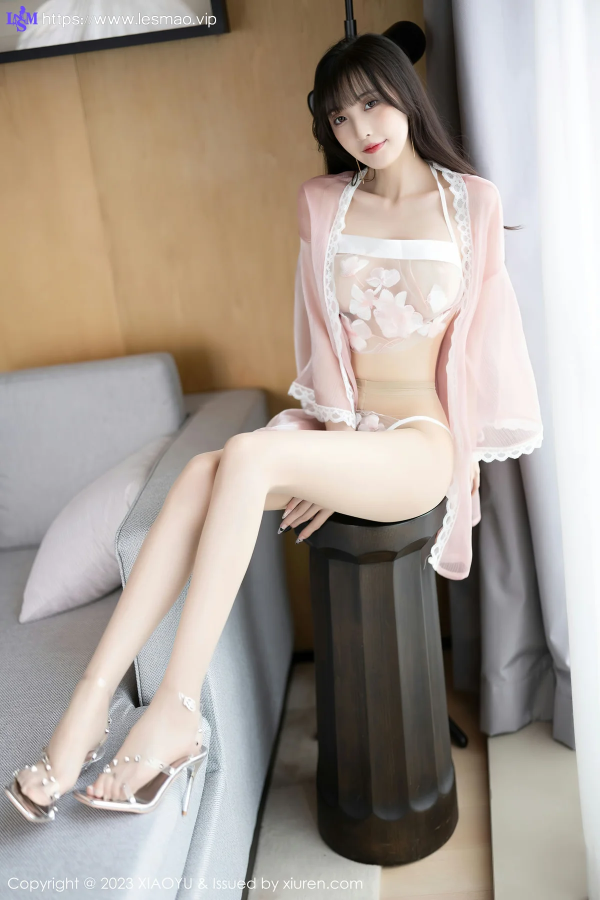 XIAOYU  语画界 Vol.1013  林星阑 粉色蕾丝内衣写真 - 63
