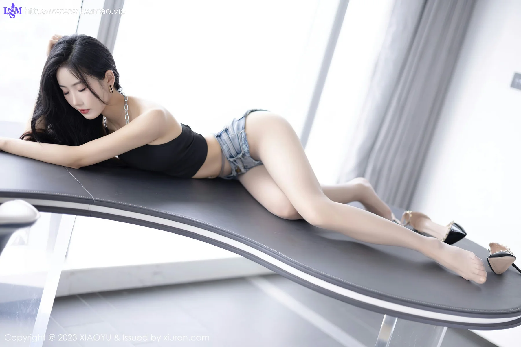 XIAOYU  语画界 Vol.1015  苏苏阿 诱人灰丝性感写真3 - 46
