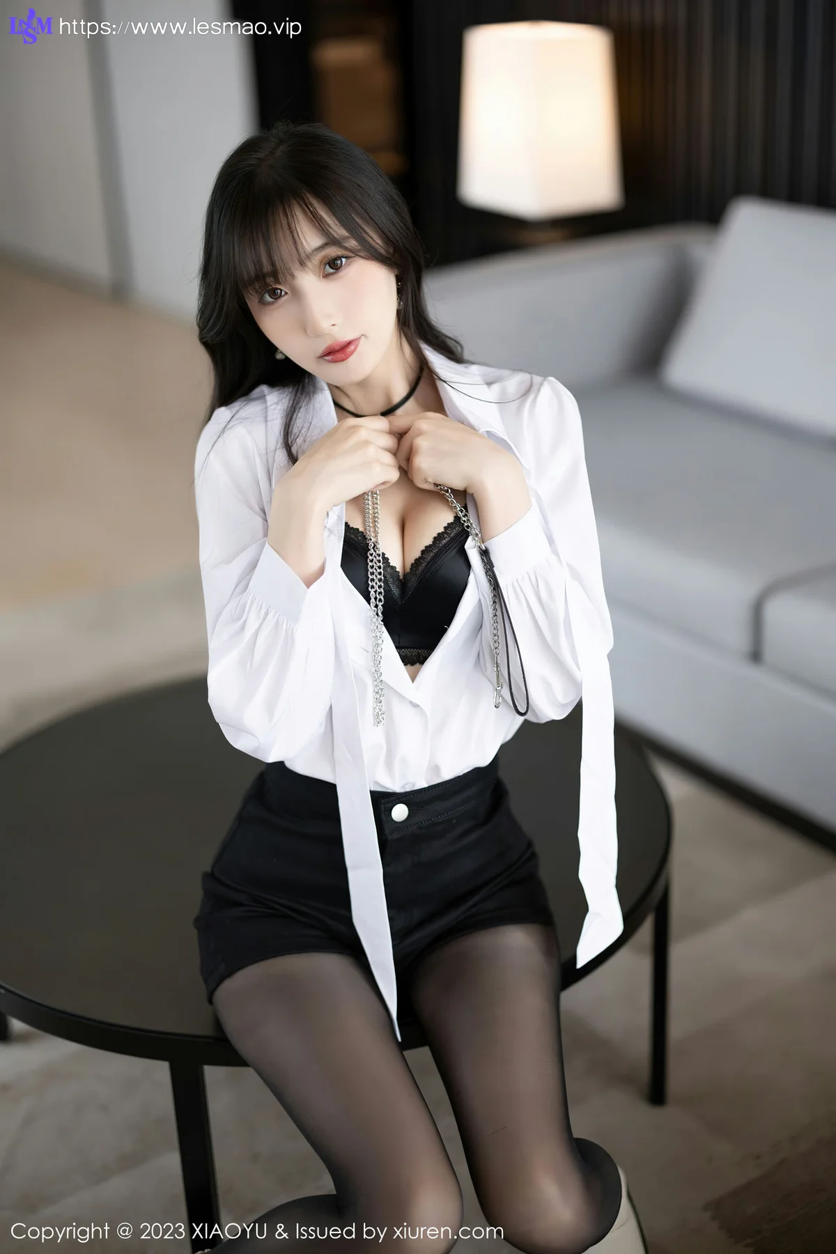 XIAOYU  语画界 Vol.1020  林星阑 酥胸黑丝美腿 - 38