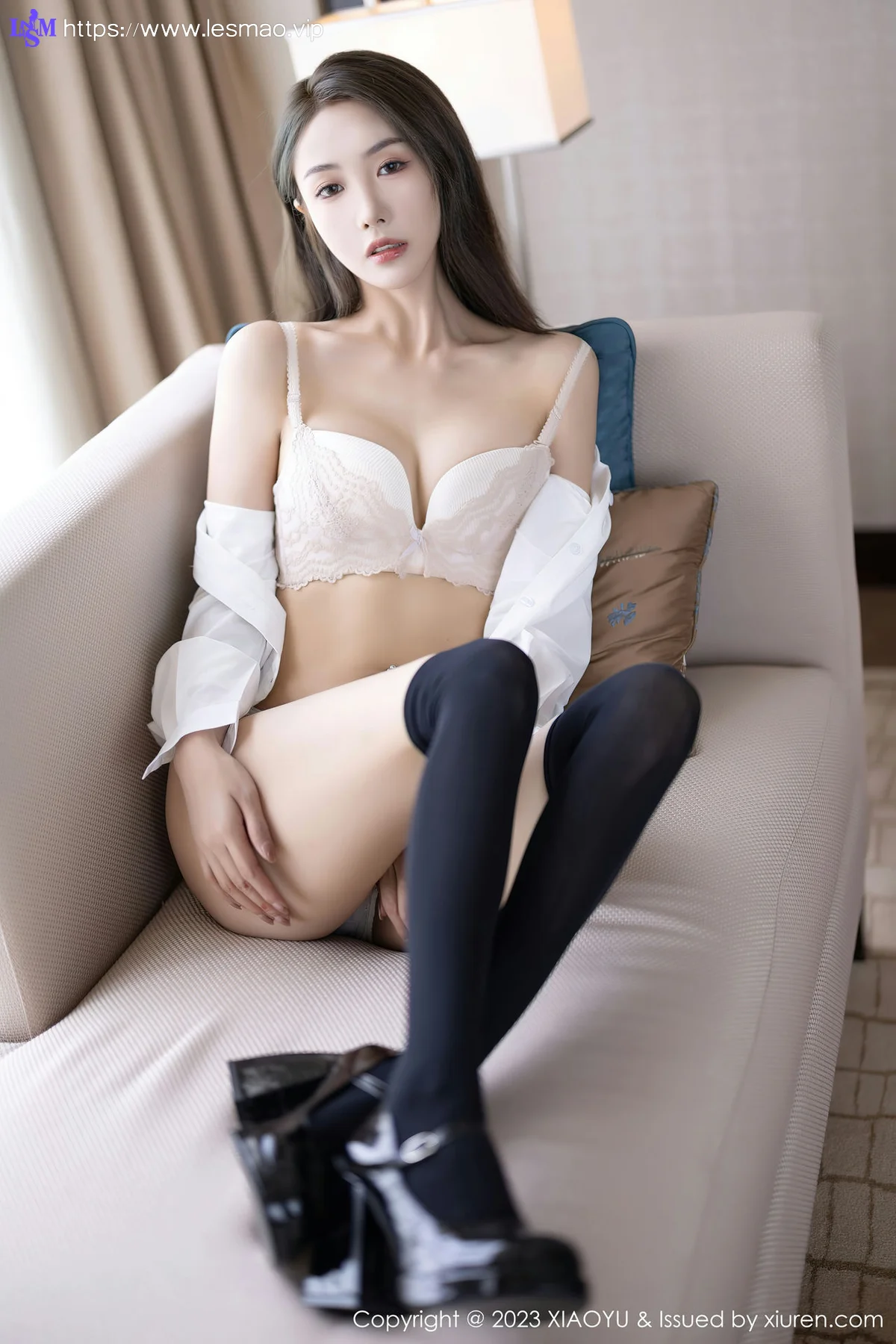 XIAOYU  语画界 Vol.1027  苏苏阿 黑色长筒袜性感写真2 - 59