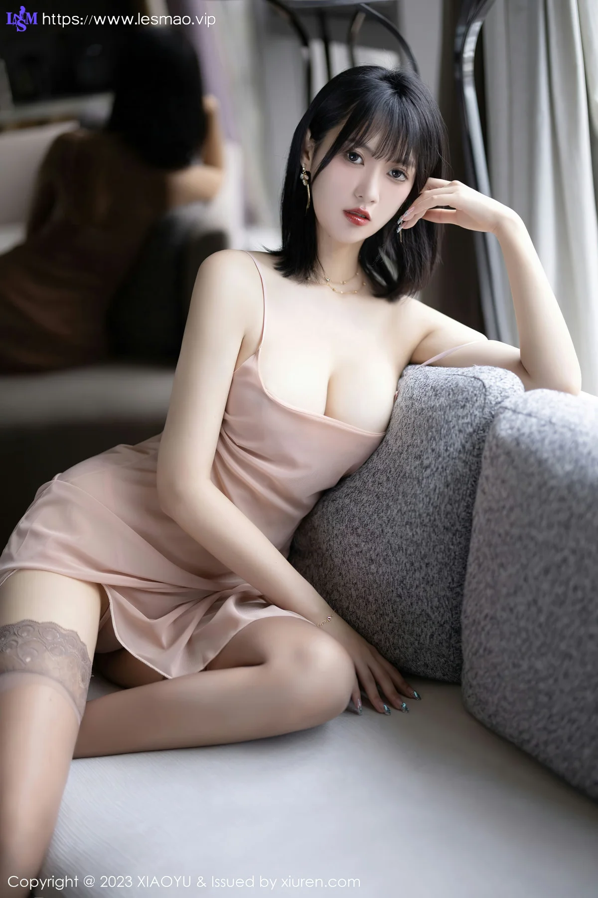 XIAOYU  语画界 Vol.1028  林子遥 粉灰色丝袜写真 - 34