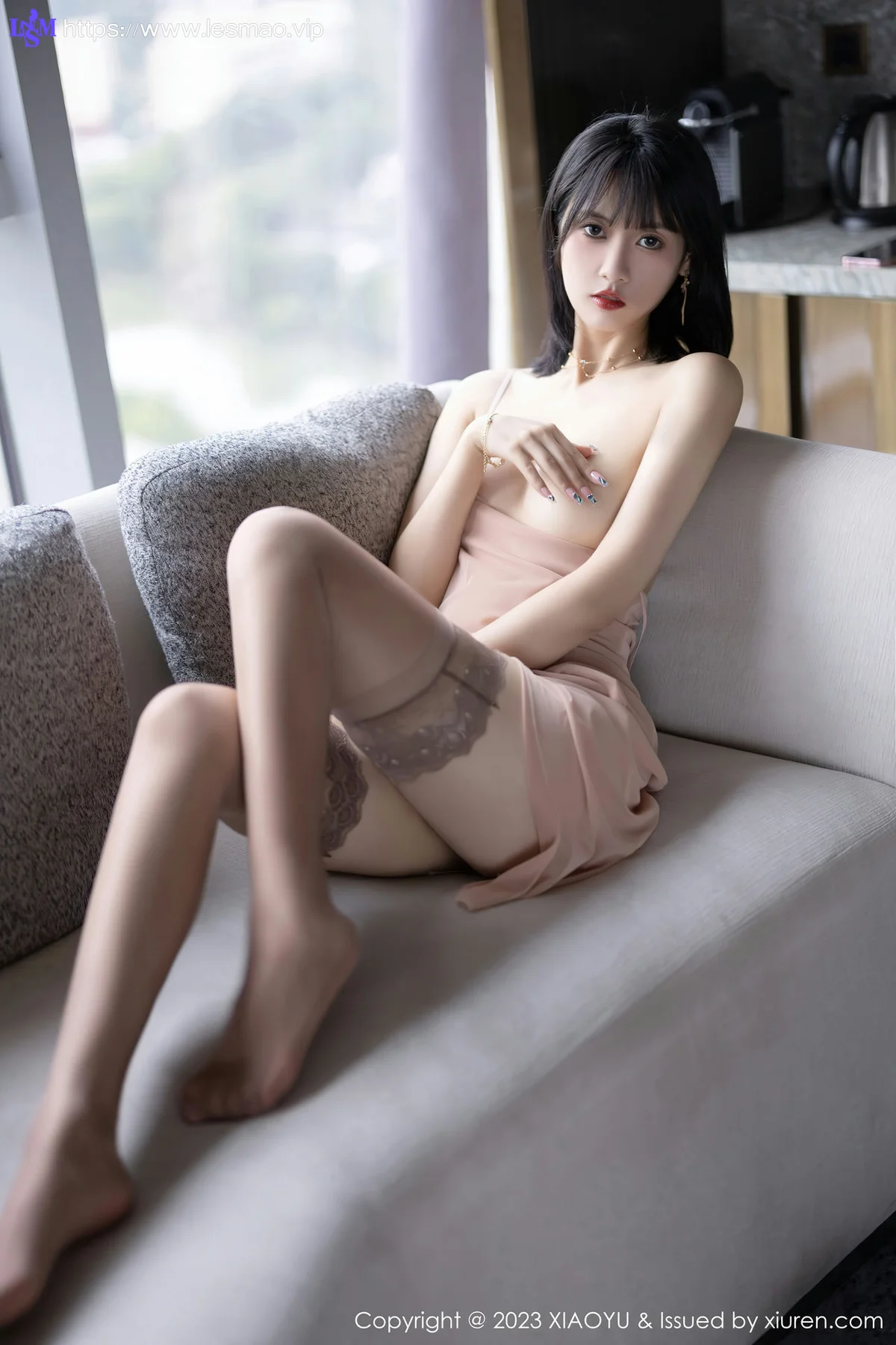 XIAOYU  语画界 Vol.1028  林子遥 粉灰色丝袜写真 - 46