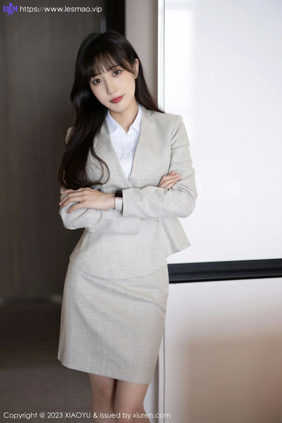 XIAOYU  语画界 Vol.1034  林星阑 浅色职业装性感写真22 - 4