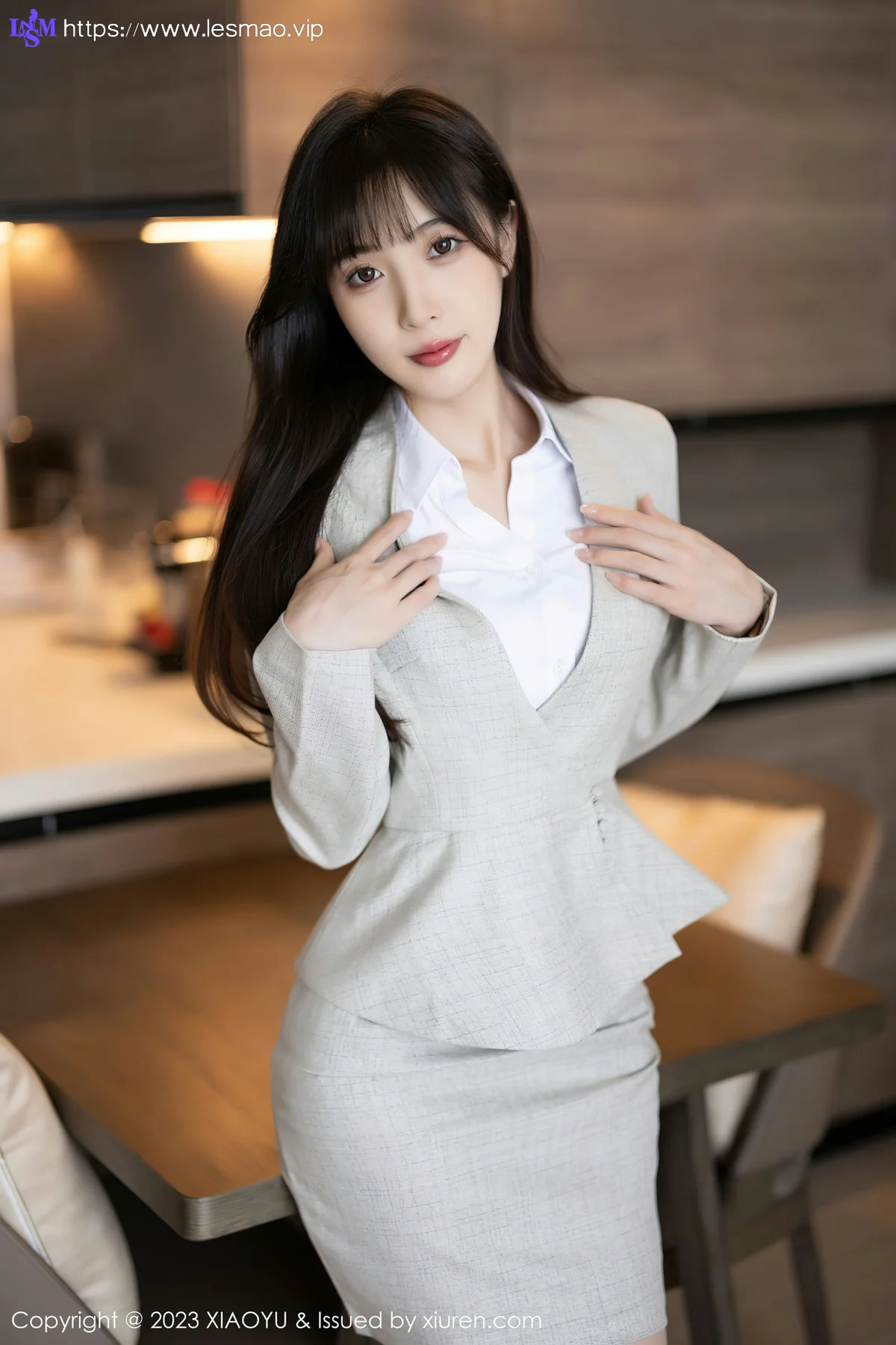 XIAOYU  语画界 Vol.1034  林星阑 浅色职业装性感写真22 - 15