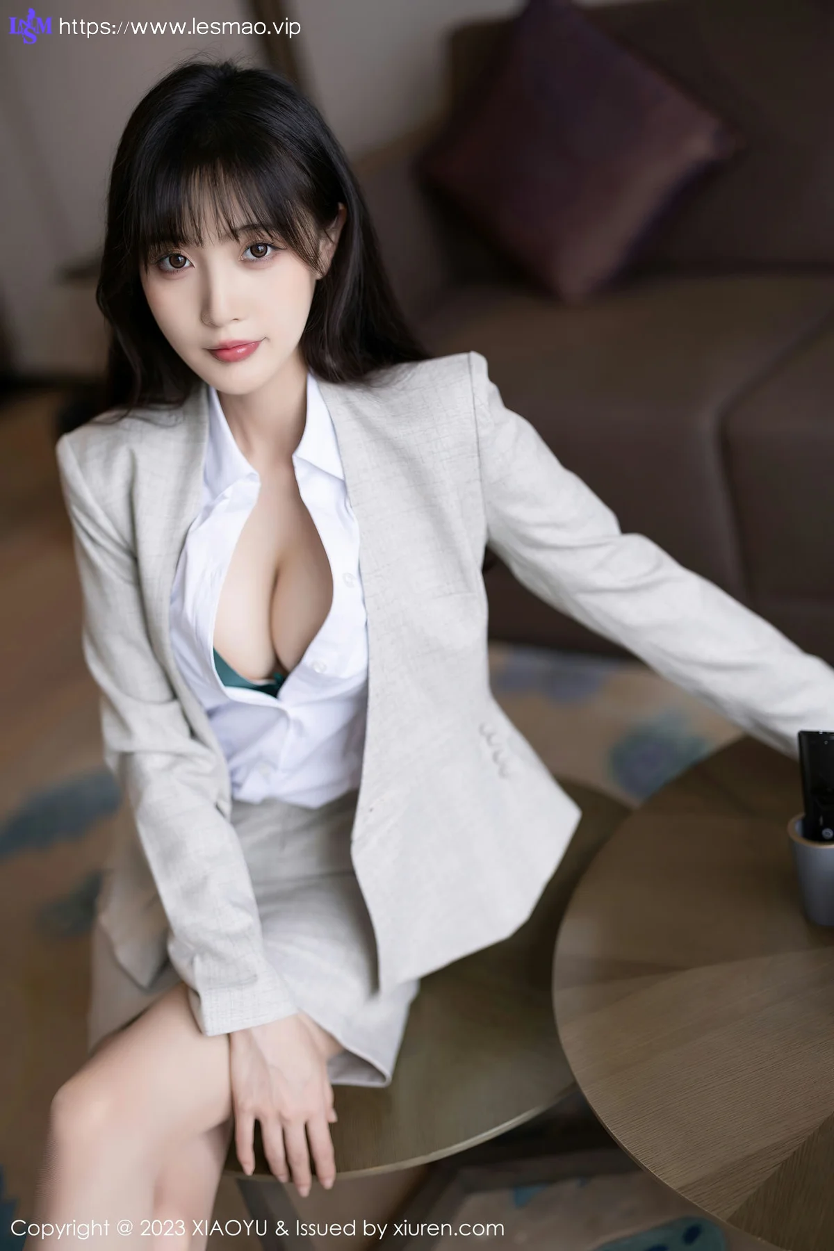 XIAOYU  语画界 Vol.1034  林星阑 浅色职业装性感写真22 - 33