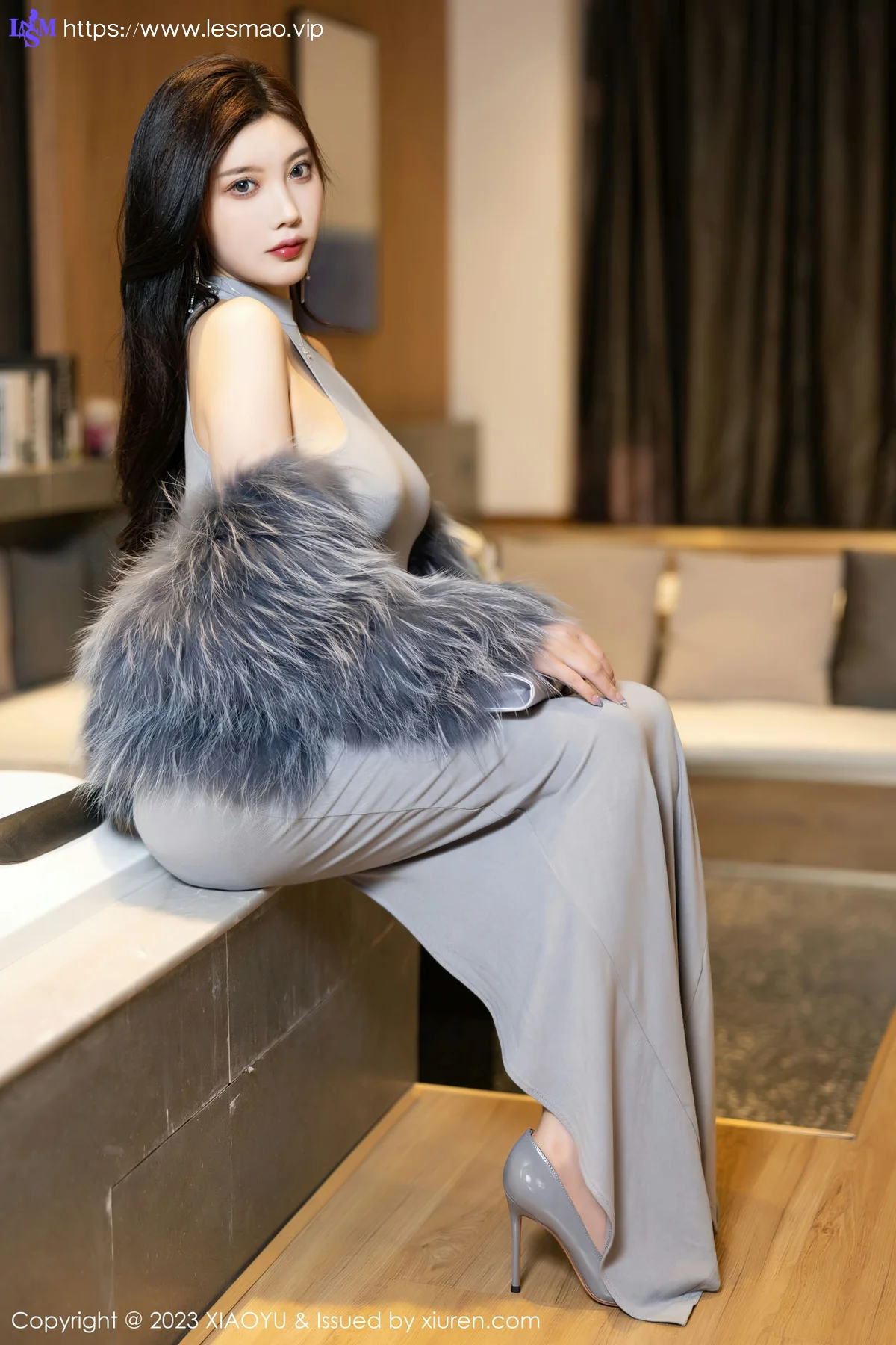 XIAOYU  语画界 Vol.1051  杨晨晨Yome 灰色镂空连衣贵州旅拍1 - 15
