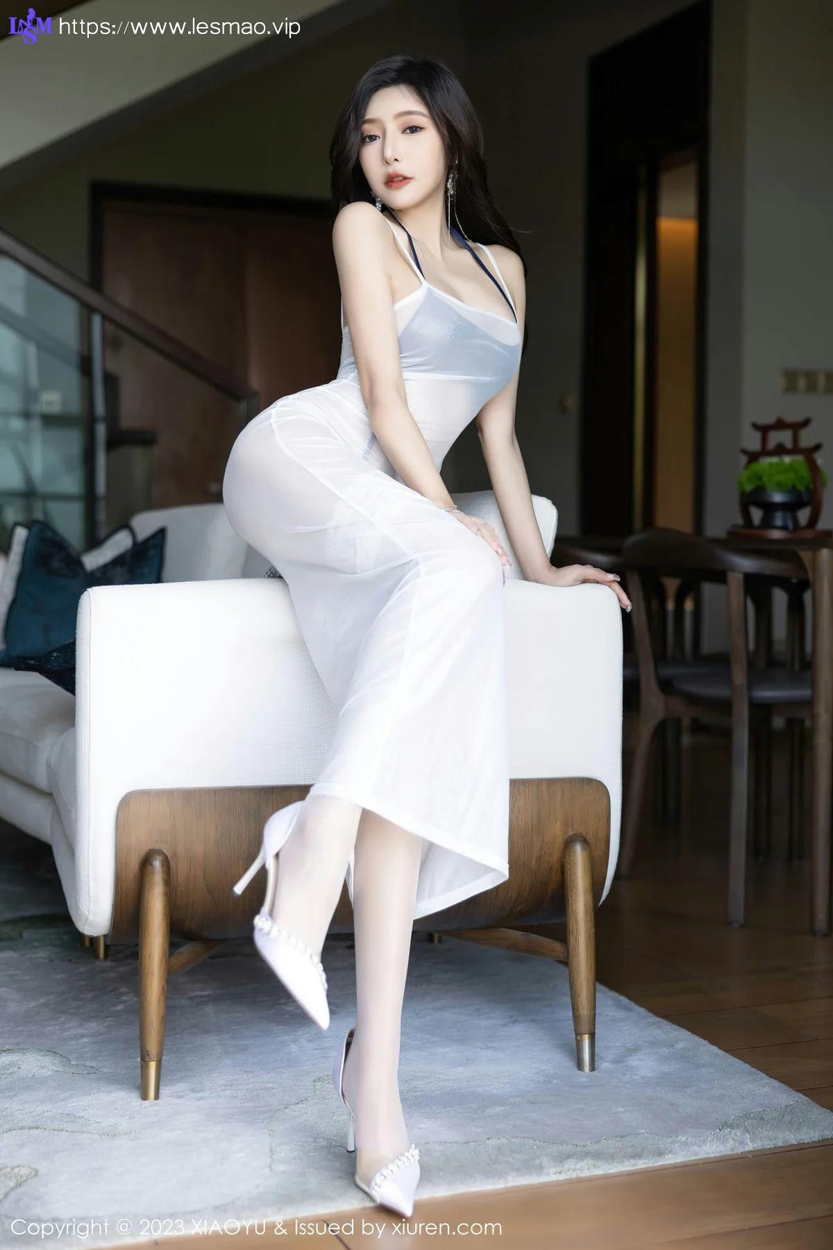 XIAOYU  语画界 Vol.1052  王馨瑶yanni 白色轻透连衣长裙贵州旅拍3 - 17