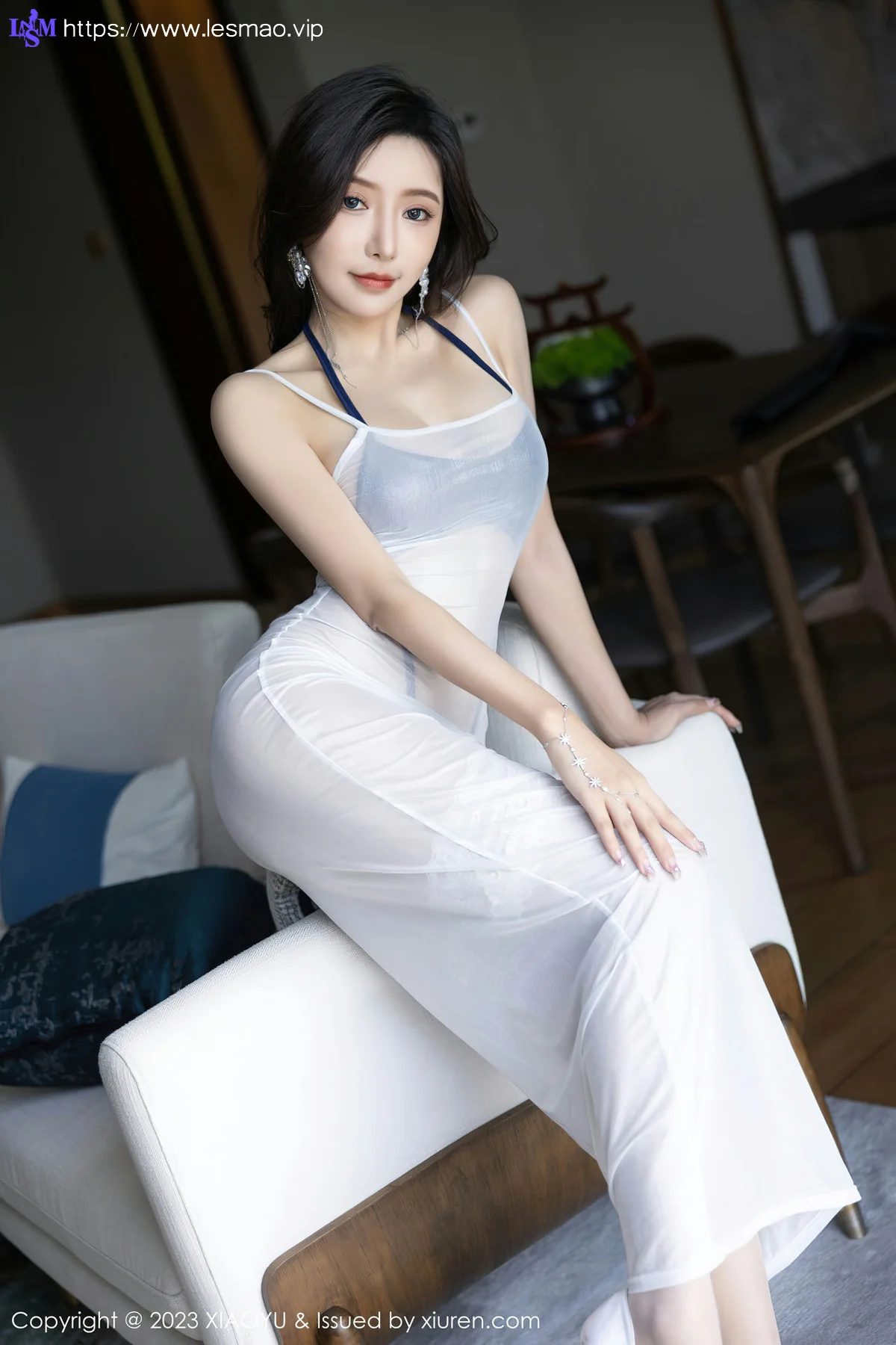 XIAOYU  语画界 Vol.1052  王馨瑶yanni 白色轻透连衣长裙贵州旅拍3 - 20