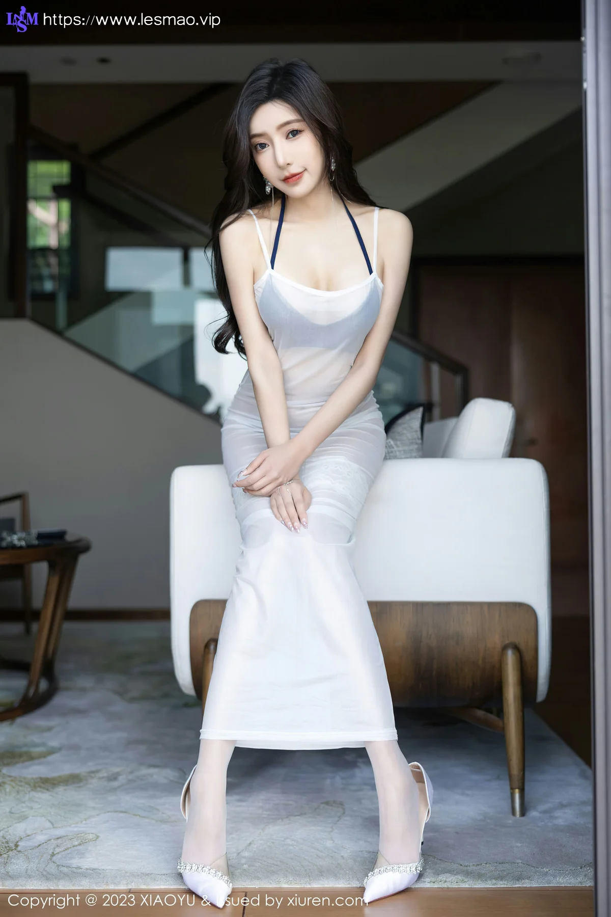 XIAOYU  语画界 Vol.1052  王馨瑶yanni 白色轻透连衣长裙贵州旅拍3 - 22