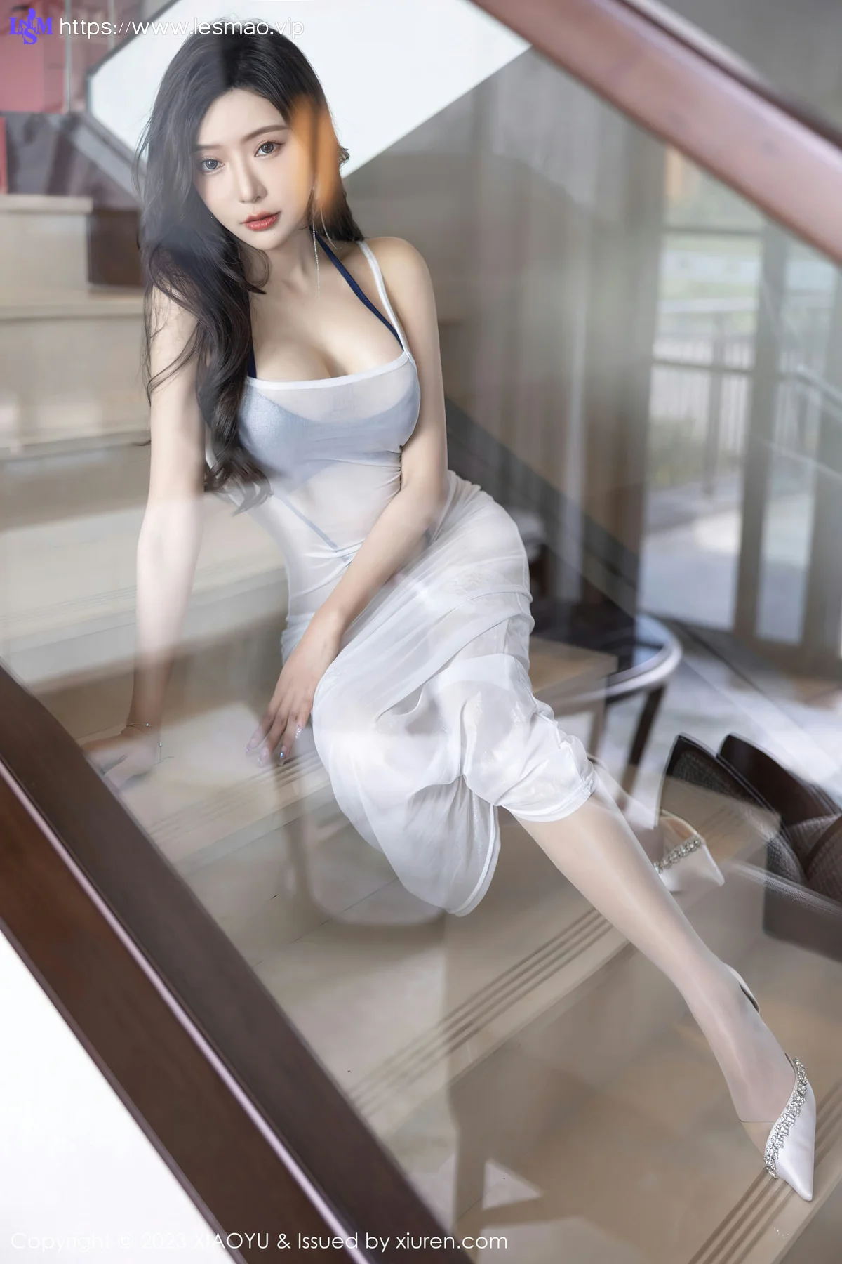 XIAOYU  语画界 Vol.1052  王馨瑶yanni 白色轻透连衣长裙贵州旅拍3 - 41