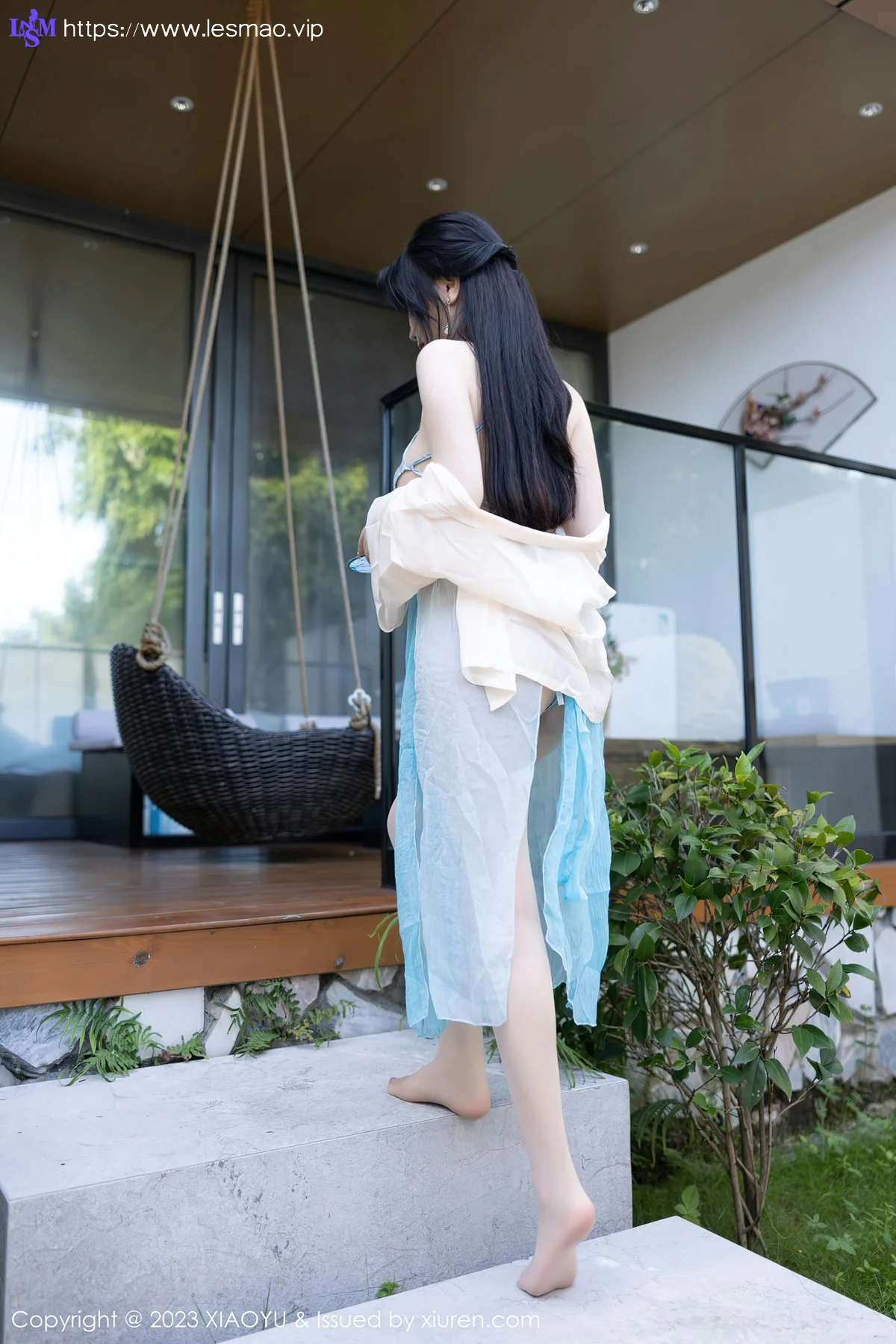 XIAOYU  语画界 Vol.1057  Cherry樱桃酱 淡蓝色古装杭州旅拍3 - 18