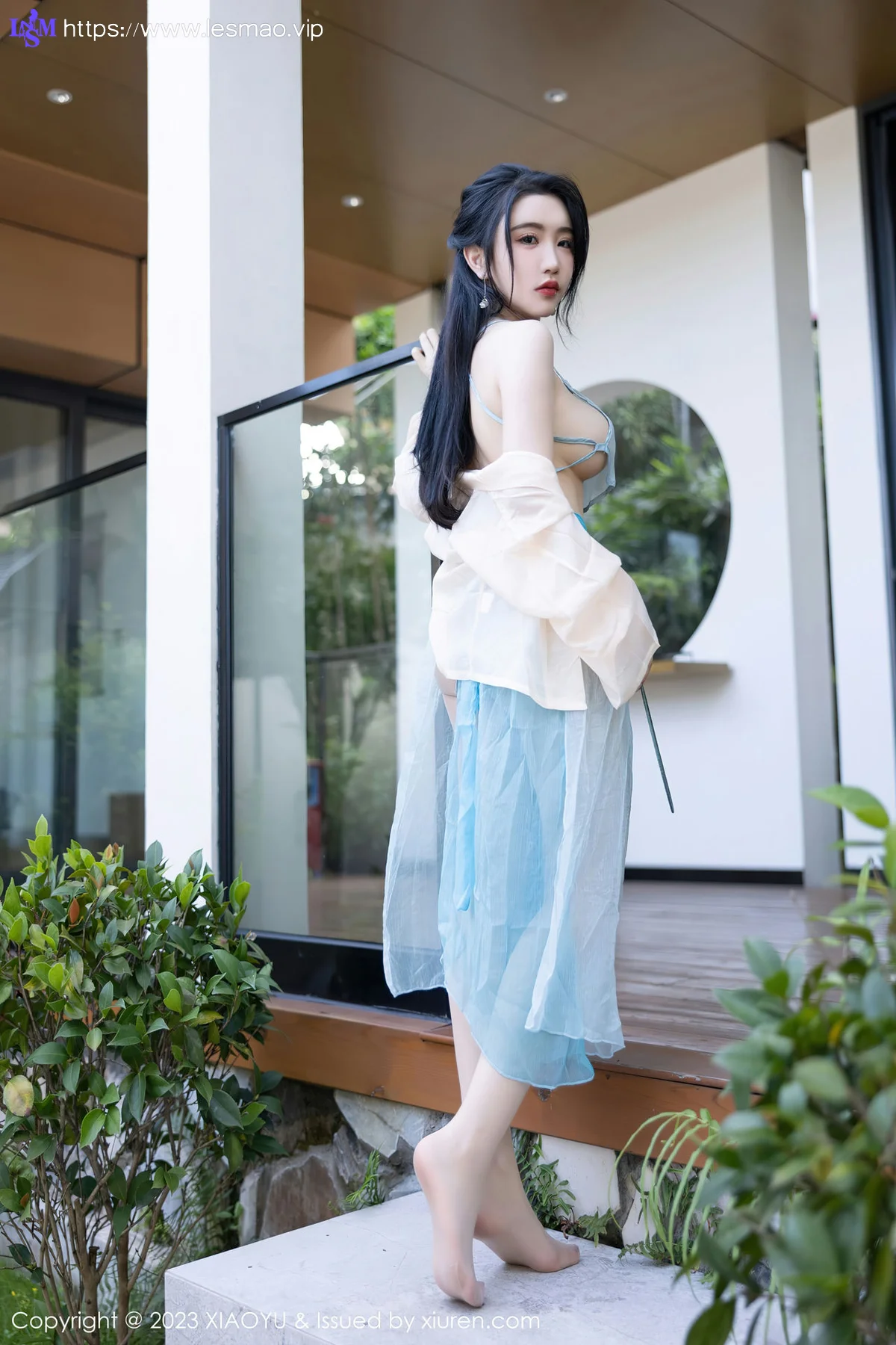 XIAOYU  语画界 Vol.1057  Cherry樱桃酱 淡蓝色古装杭州旅拍3 - 19