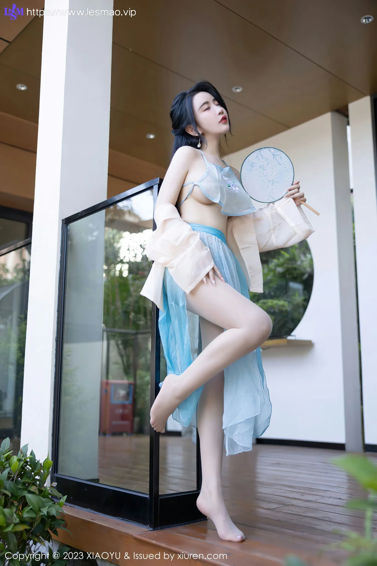 XIAOYU  语画界 Vol.1057  Cherry樱桃酱 淡蓝色古装杭州旅拍3 - 22