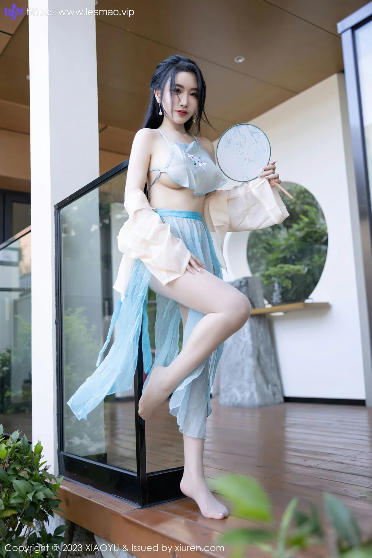 XIAOYU  语画界 Vol.1057  Cherry樱桃酱 淡蓝色古装杭州旅拍3 - 23