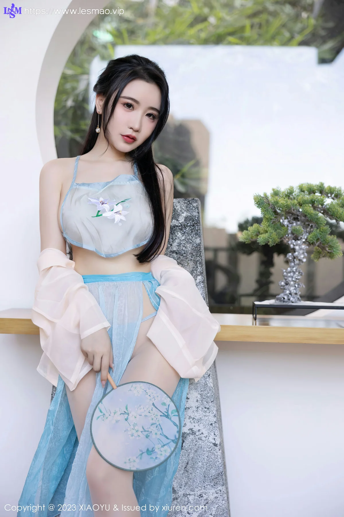 XIAOYU  语画界 Vol.1057  Cherry樱桃酱 淡蓝色古装杭州旅拍3 - 25