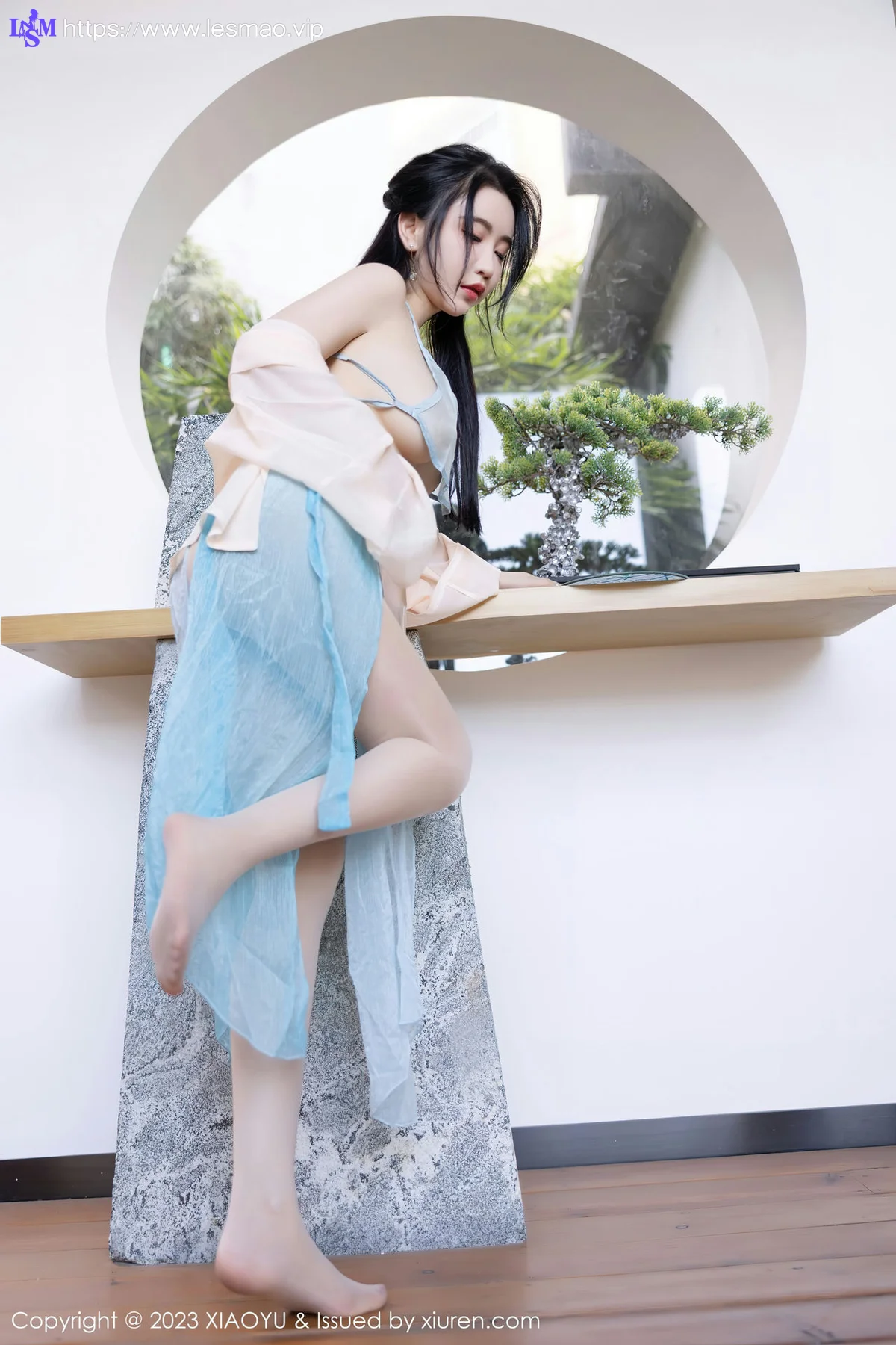 XIAOYU  语画界 Vol.1057  Cherry樱桃酱 淡蓝色古装杭州旅拍3 - 28