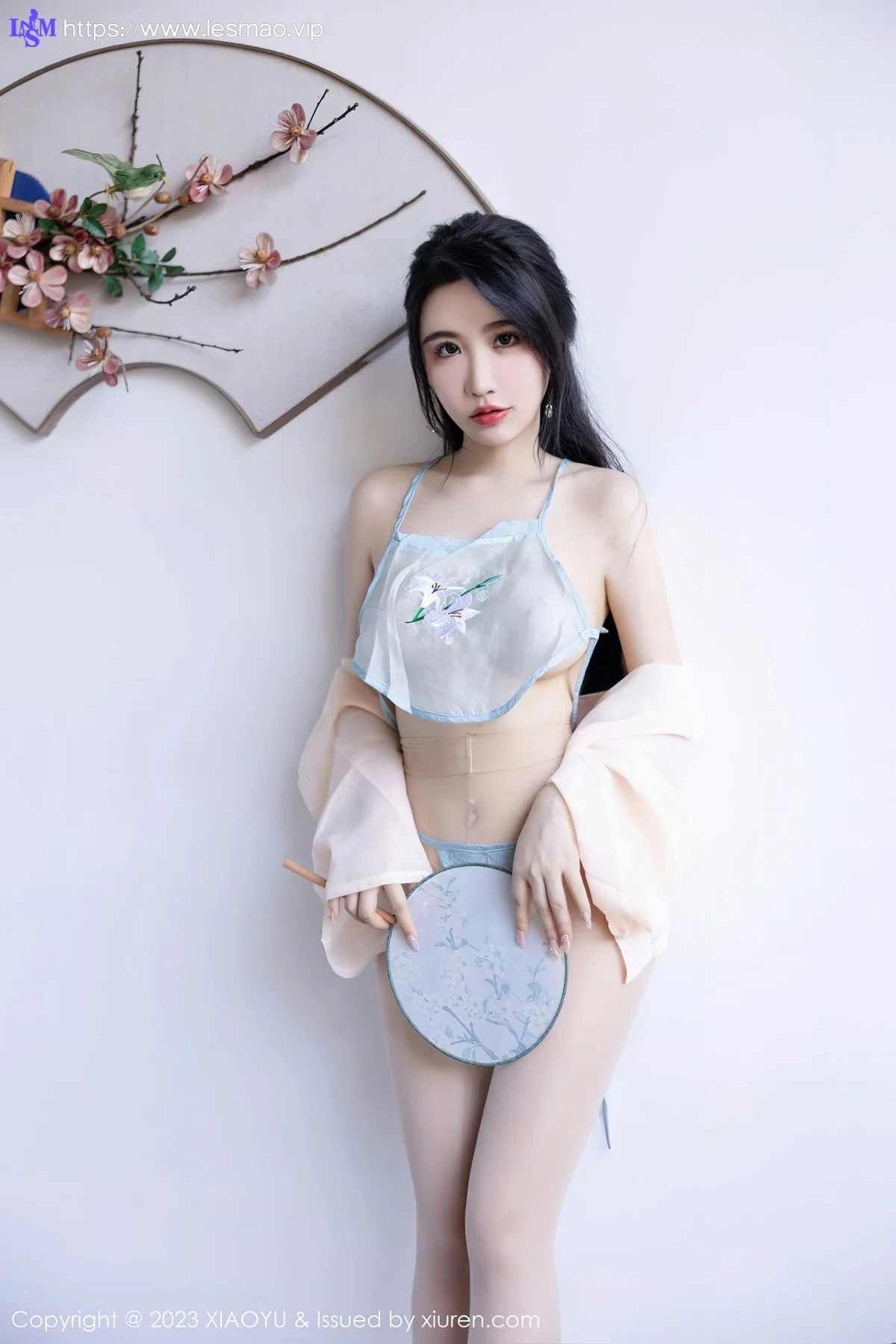 XIAOYU  语画界 Vol.1057  Cherry樱桃酱 淡蓝色古装杭州旅拍3 - 39