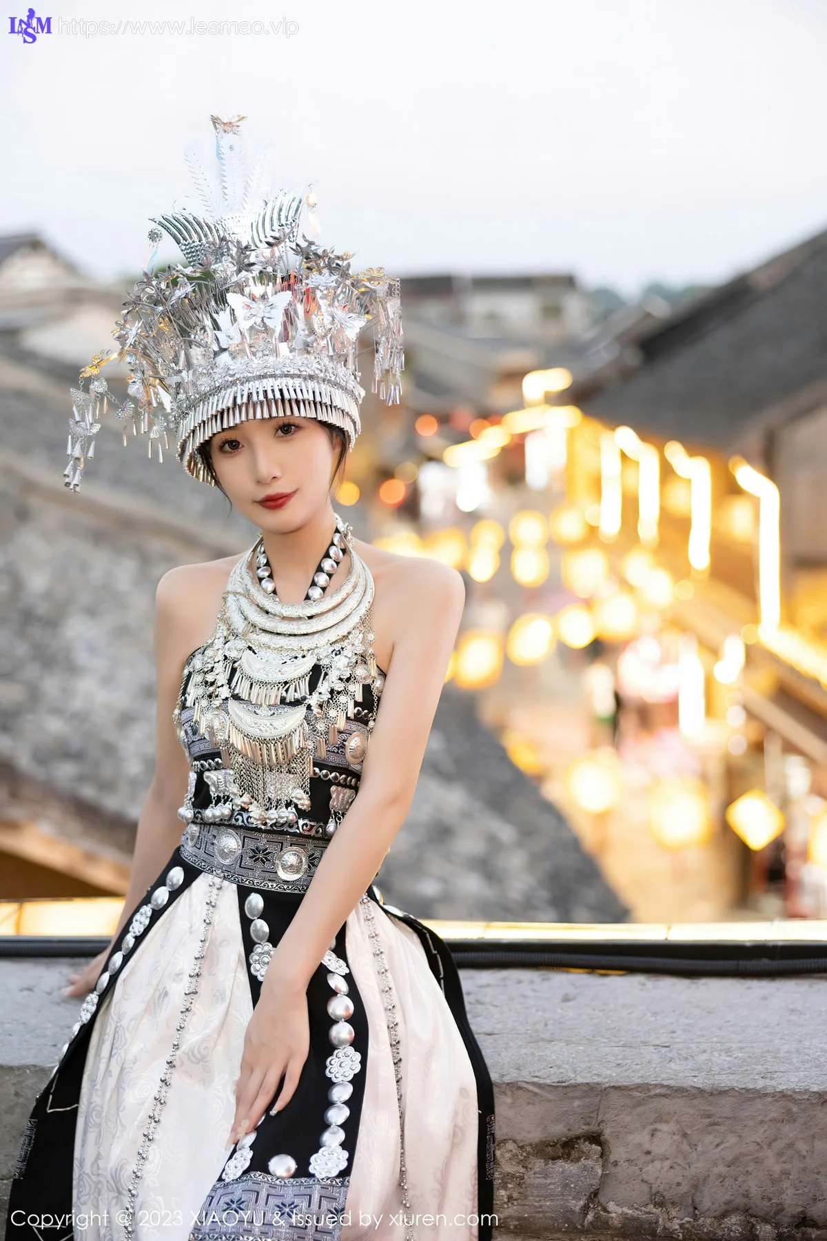 XIAOYU  语画  Vol.1071  林星阑 浅色薄纱贵州旅拍1 - 82