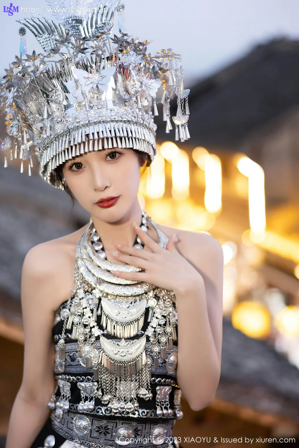 XIAOYU  语画  Vol.1071  林星阑 浅色薄纱贵州旅拍1 - 84