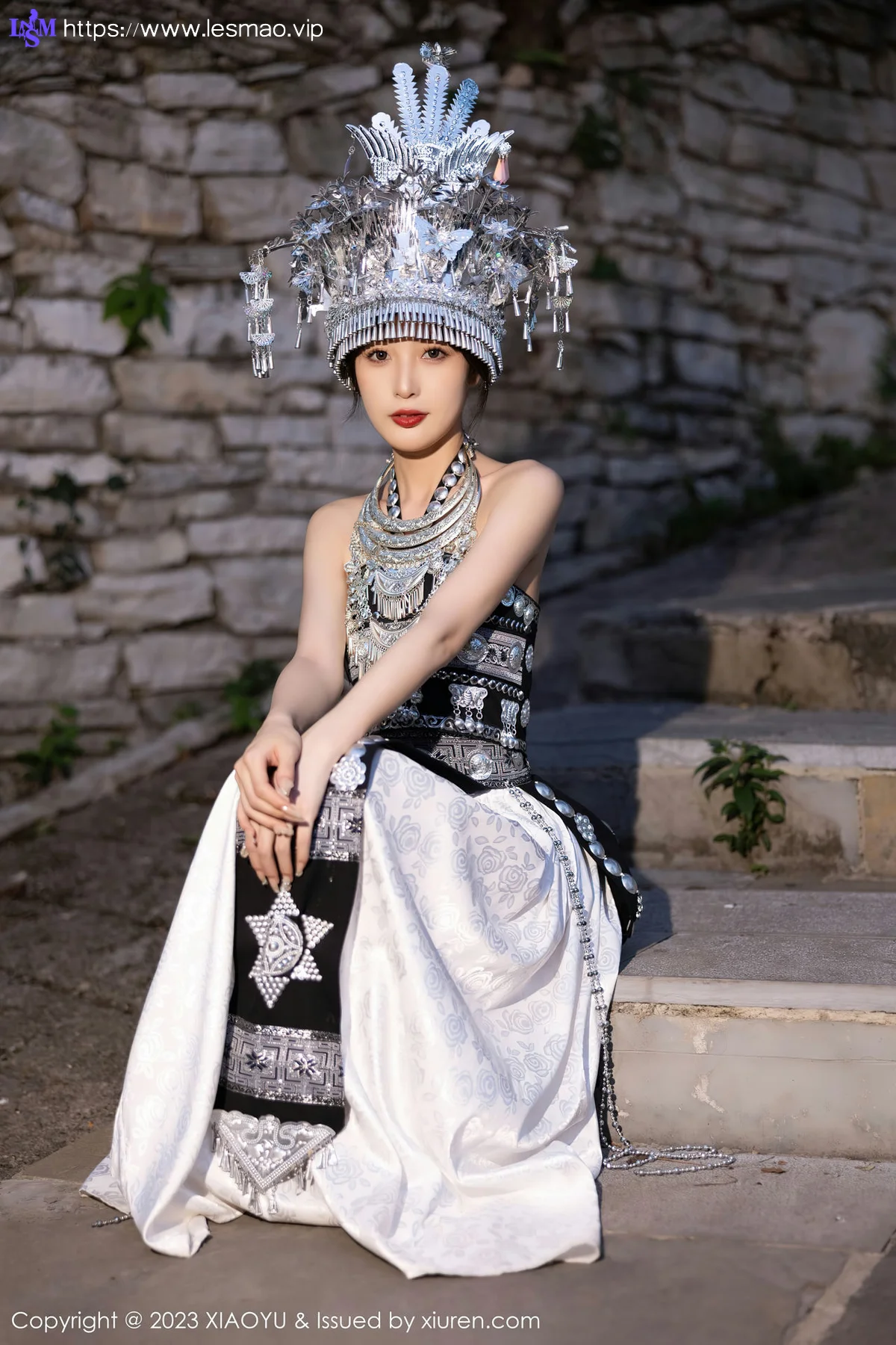 XIAOYU  语画  Vol.1071  林星阑 浅色薄纱贵州旅拍1 - 85
