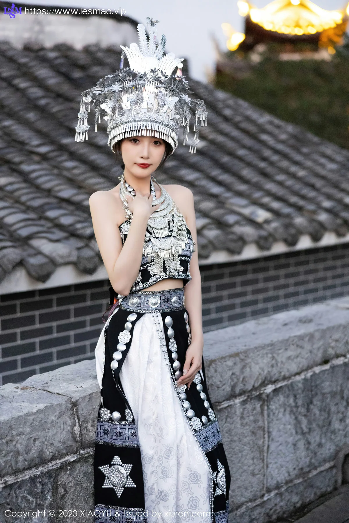 XIAOYU  语画  Vol.1071  林星阑 浅色薄纱贵州旅拍1 - 86