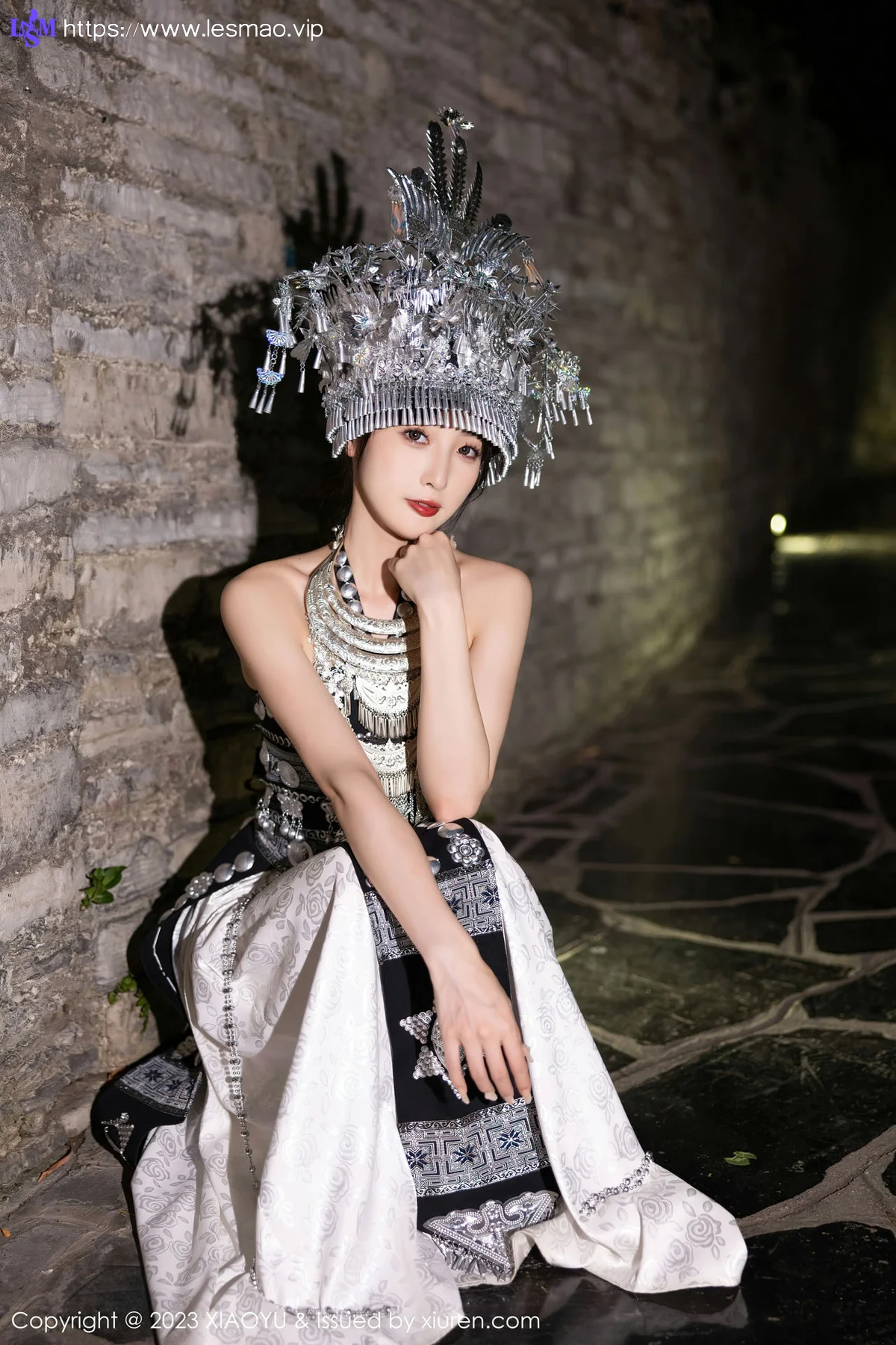 XIAOYU  语画  Vol.1071  林星阑 浅色薄纱贵州旅拍1 - 93