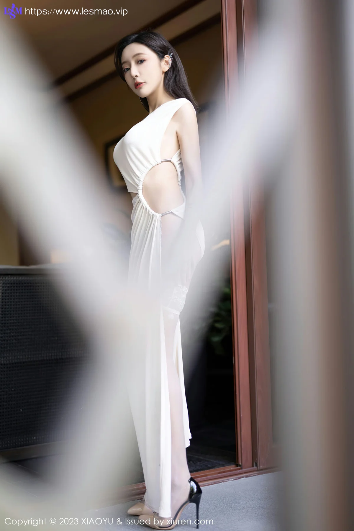XIAOYU  语画  Vol.1082  王馨瑶yanni 黑色情趣内衣贵州旅拍11 - 32