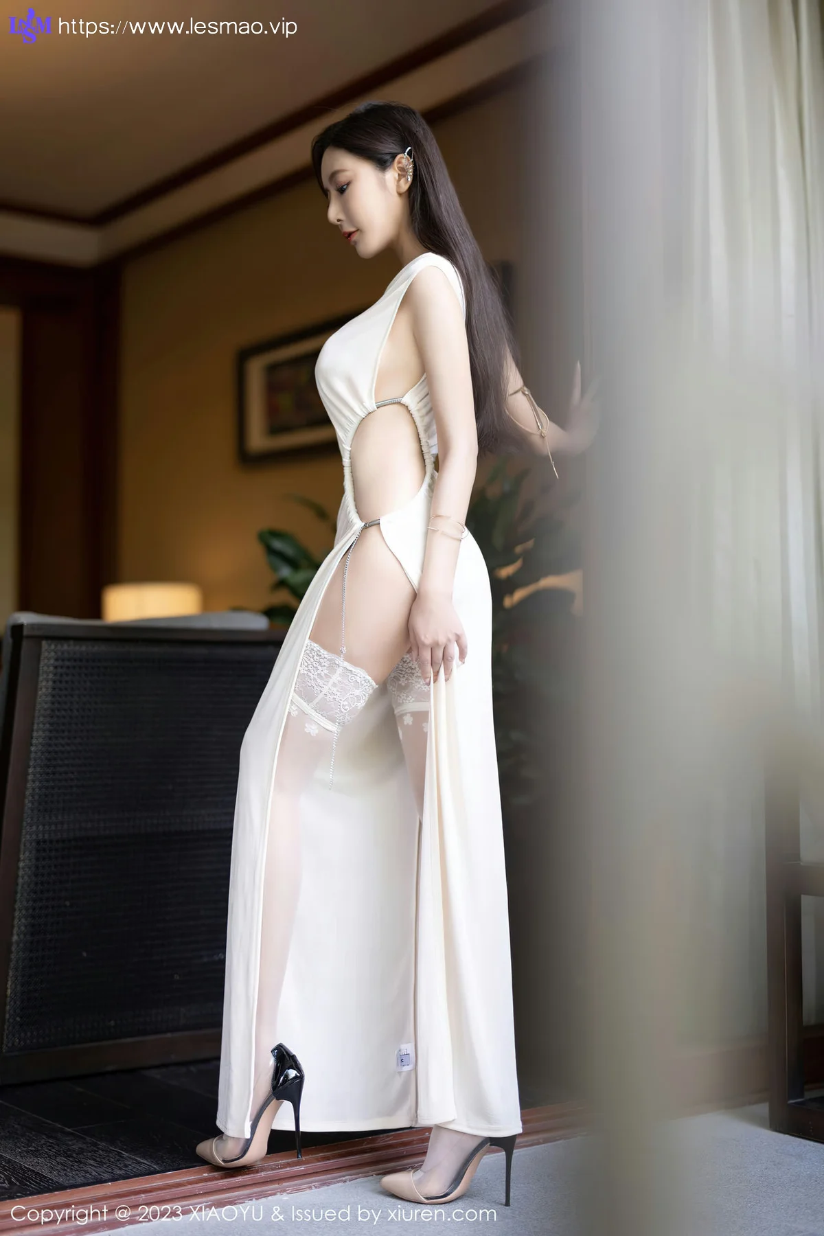 XIAOYU  语画  Vol.1082  王馨瑶yanni 黑色情趣内衣贵州旅拍11 - 33