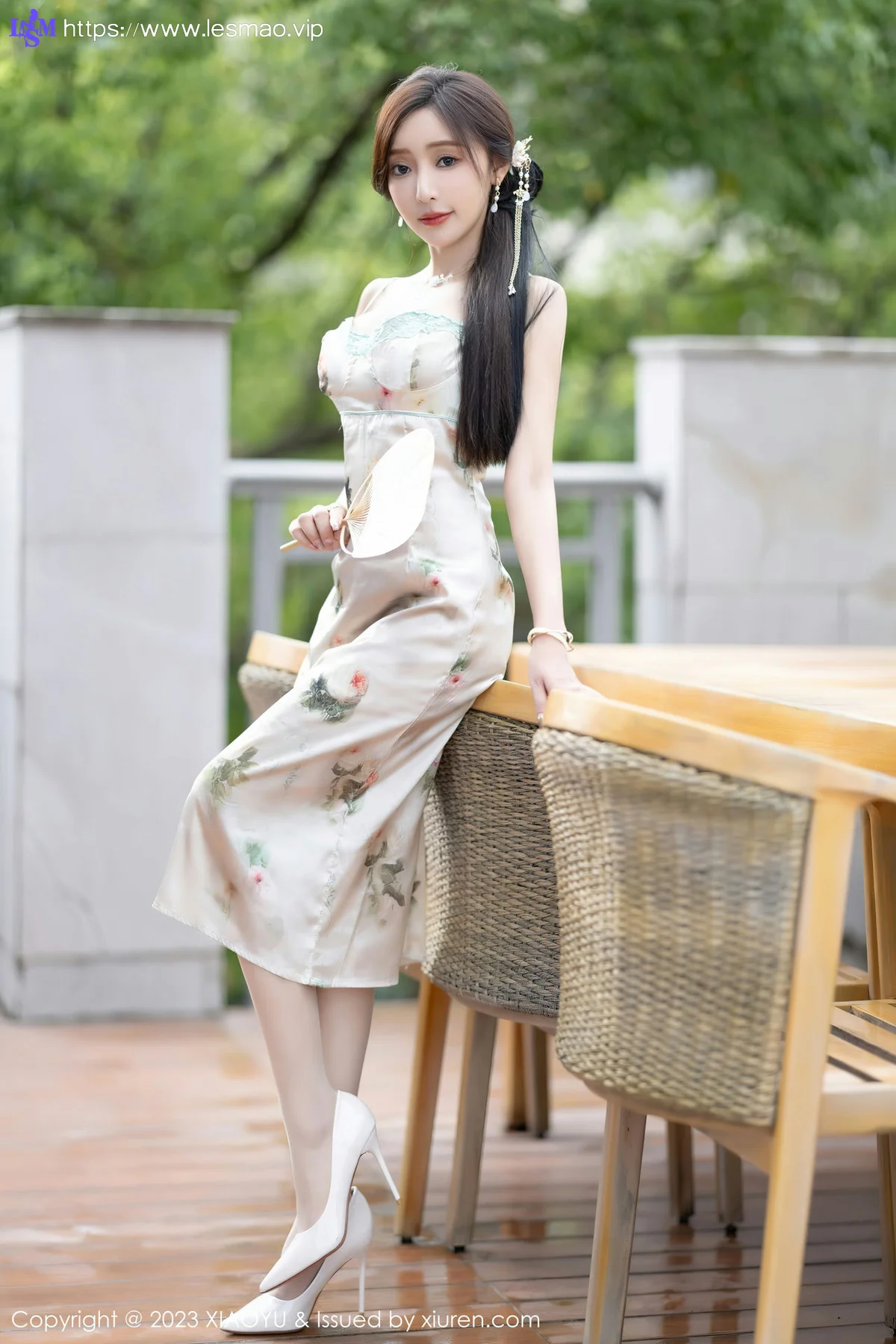 XIAOYU  语画  Vol.1097  王馨瑶yanni 粉色情趣旗袍写真11 - 13