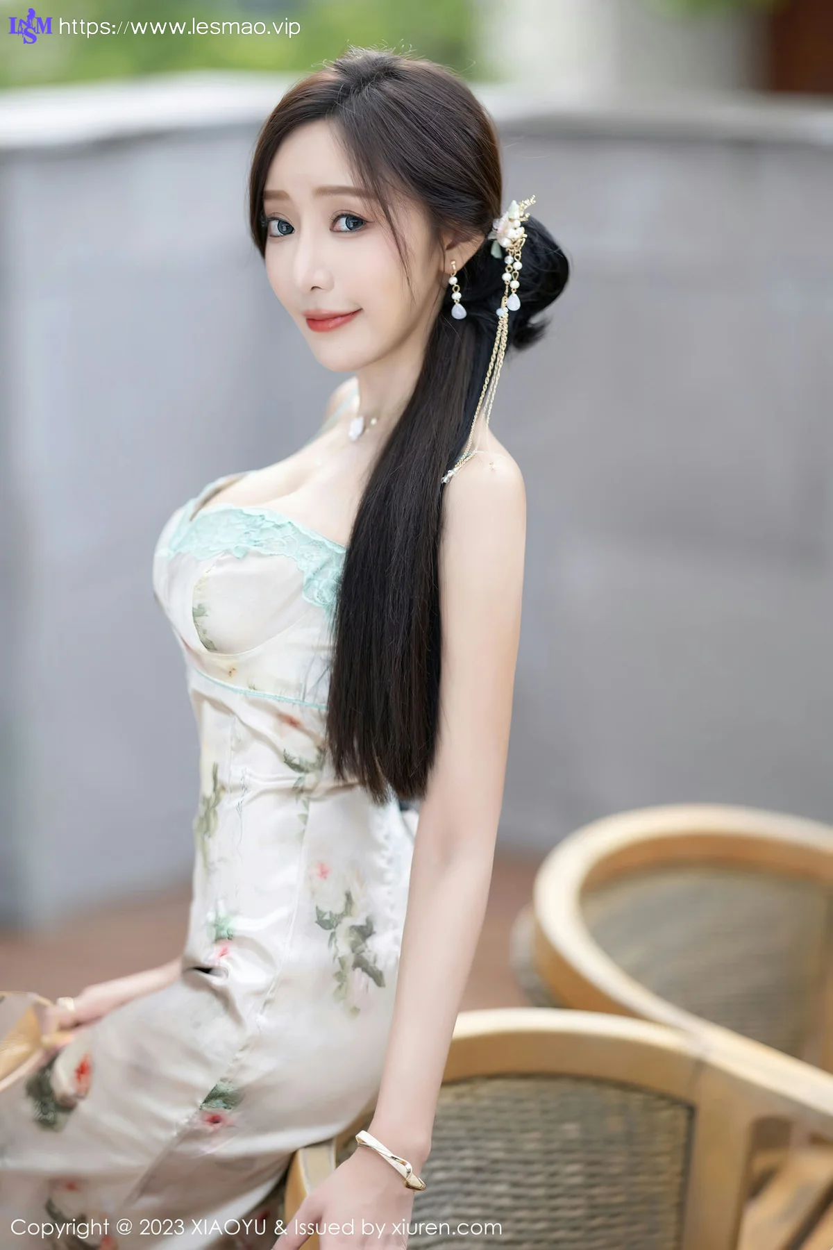 XIAOYU  语画  Vol.1097  王馨瑶yanni 粉色情趣旗袍写真11 - 16
