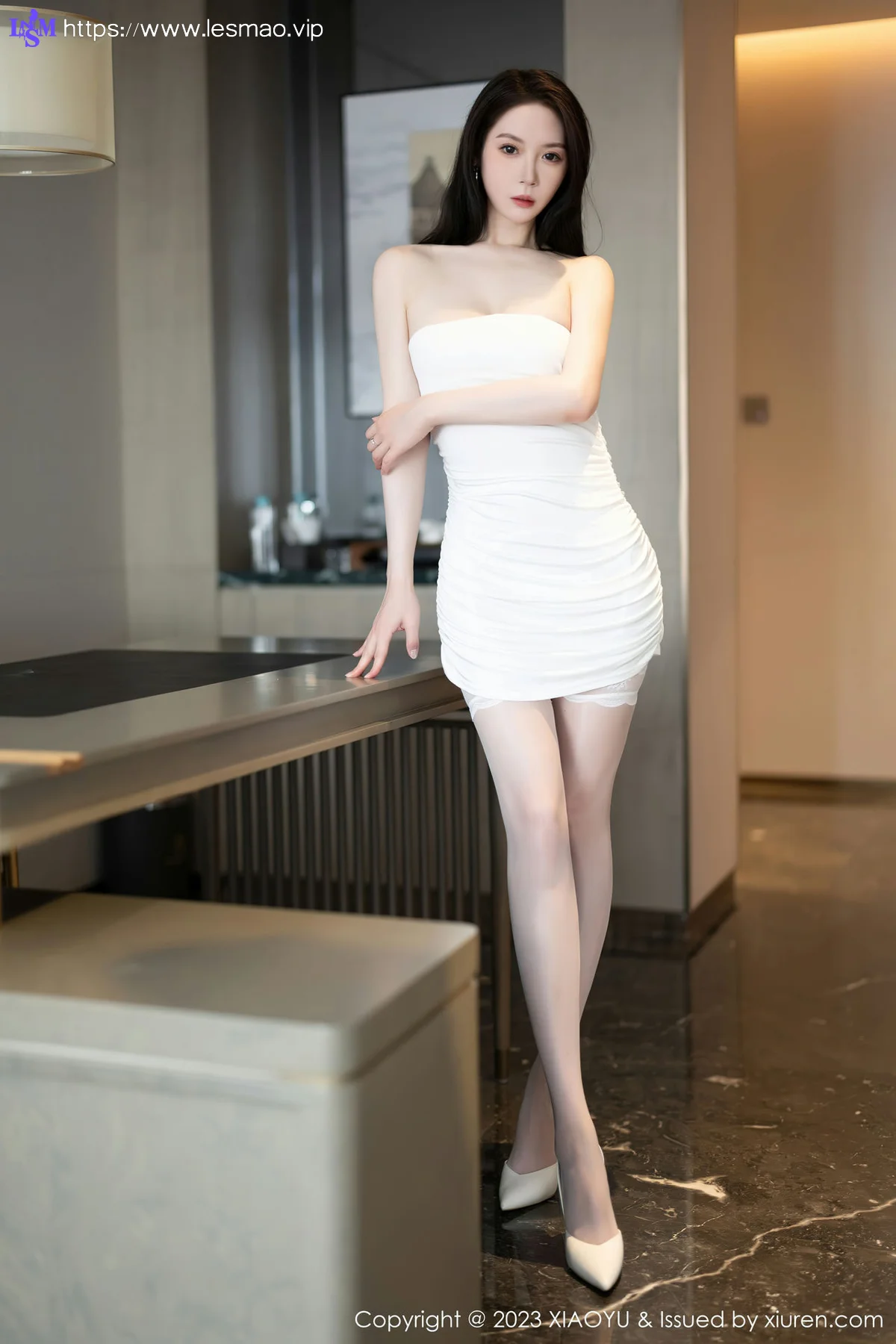 XIAOYU  语画  Vol.1099  梦心玥 白色丝袜性感写真33 - 2