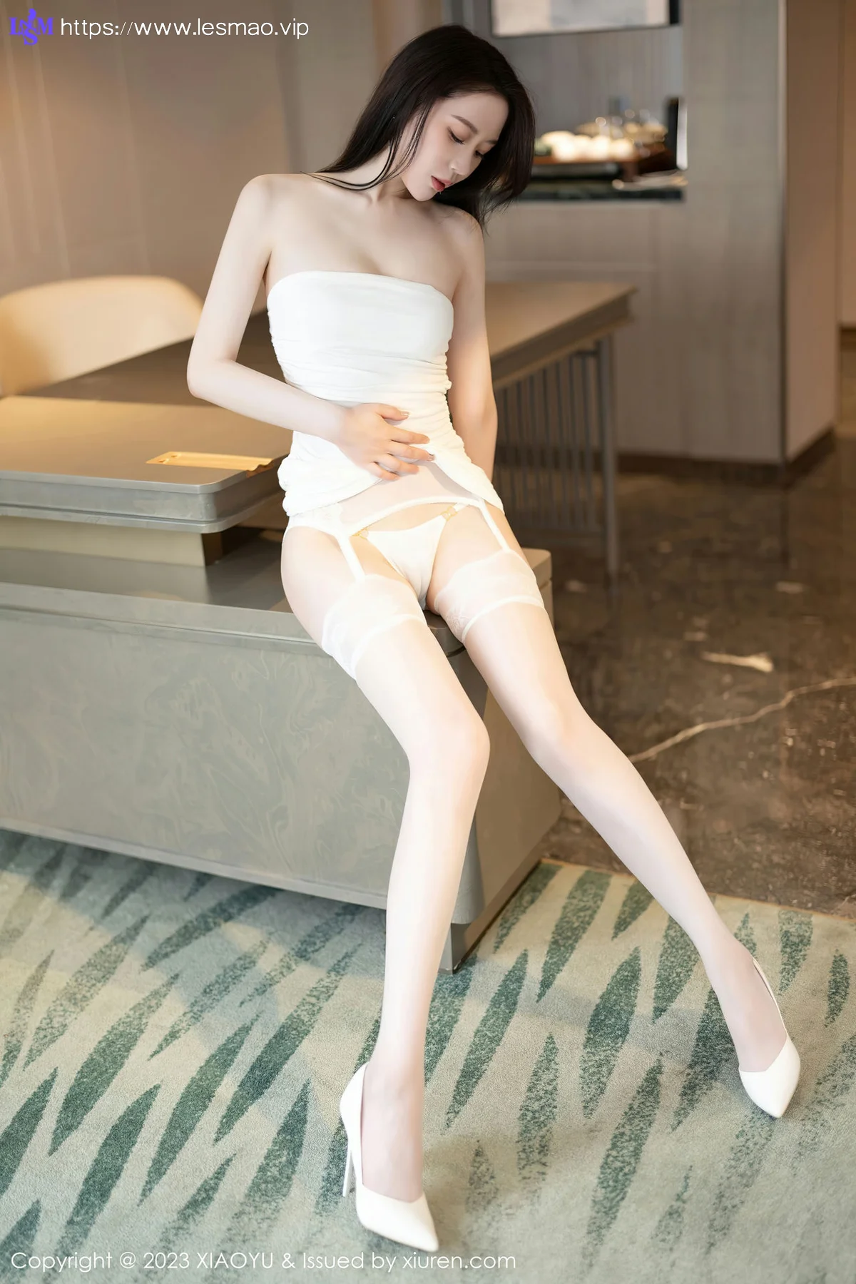XIAOYU  语画  Vol.1099  梦心玥 白色丝袜性感写真33 - 17