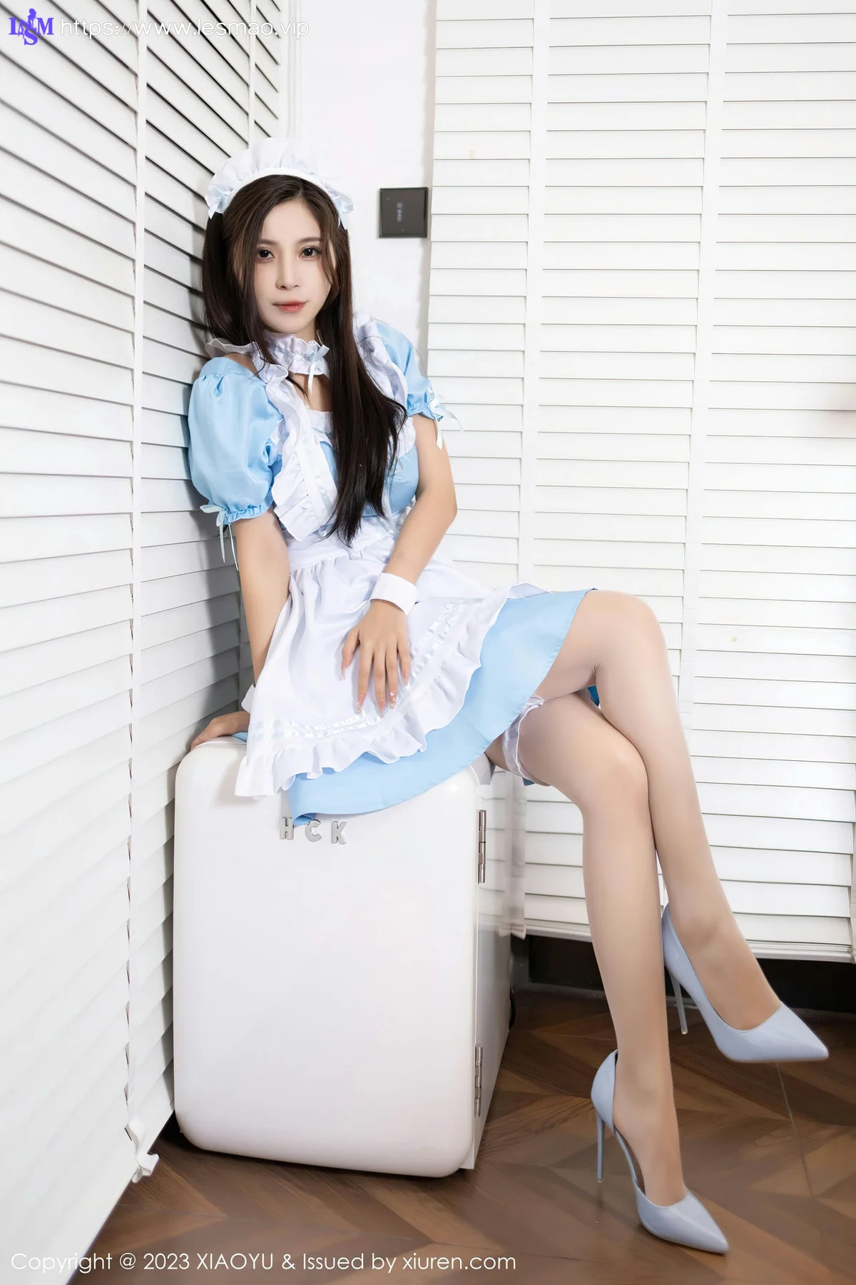 XIAOYU  语画  Vol.1100  小蛮妖Yummy 蓝色女仆贵州旅拍写真11 - 13